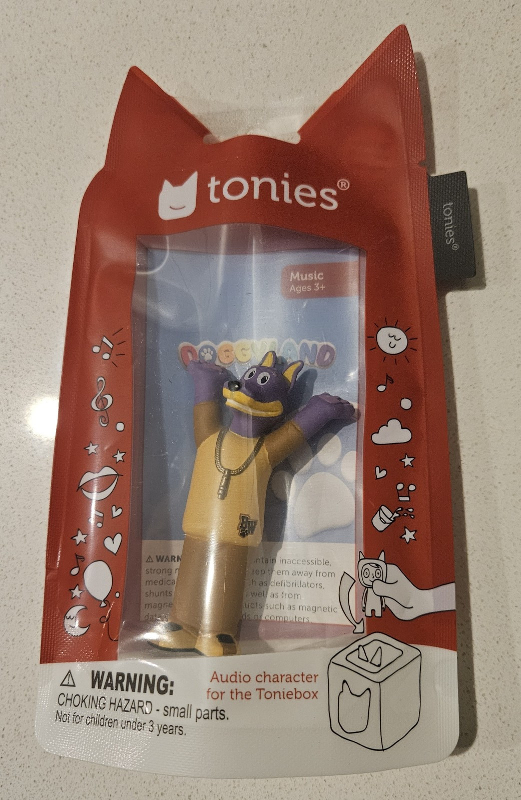 Doggyland Tonie Audio Play Character Snoop Dogg Toniebox Bow Wizzle