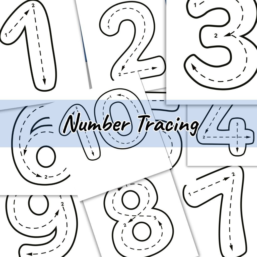 Kindergarten Printable Tracing Worksheets – Letters, Numbers, Shapes, and More
