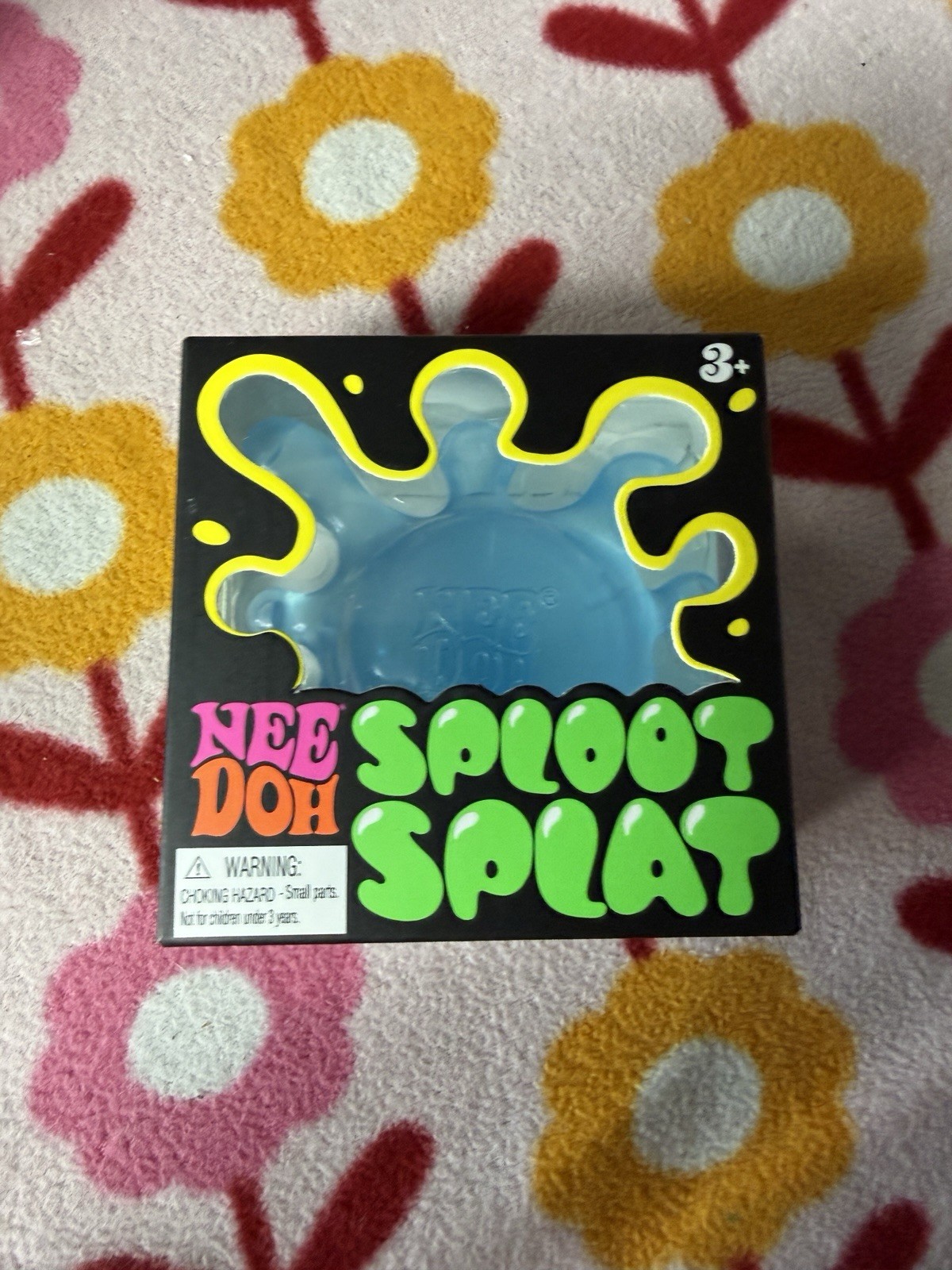 Blue NeeDoh 💙 SPLOOT SPLAT Nee Doh Splatter Fidget Squishy 🚚Free Delivery