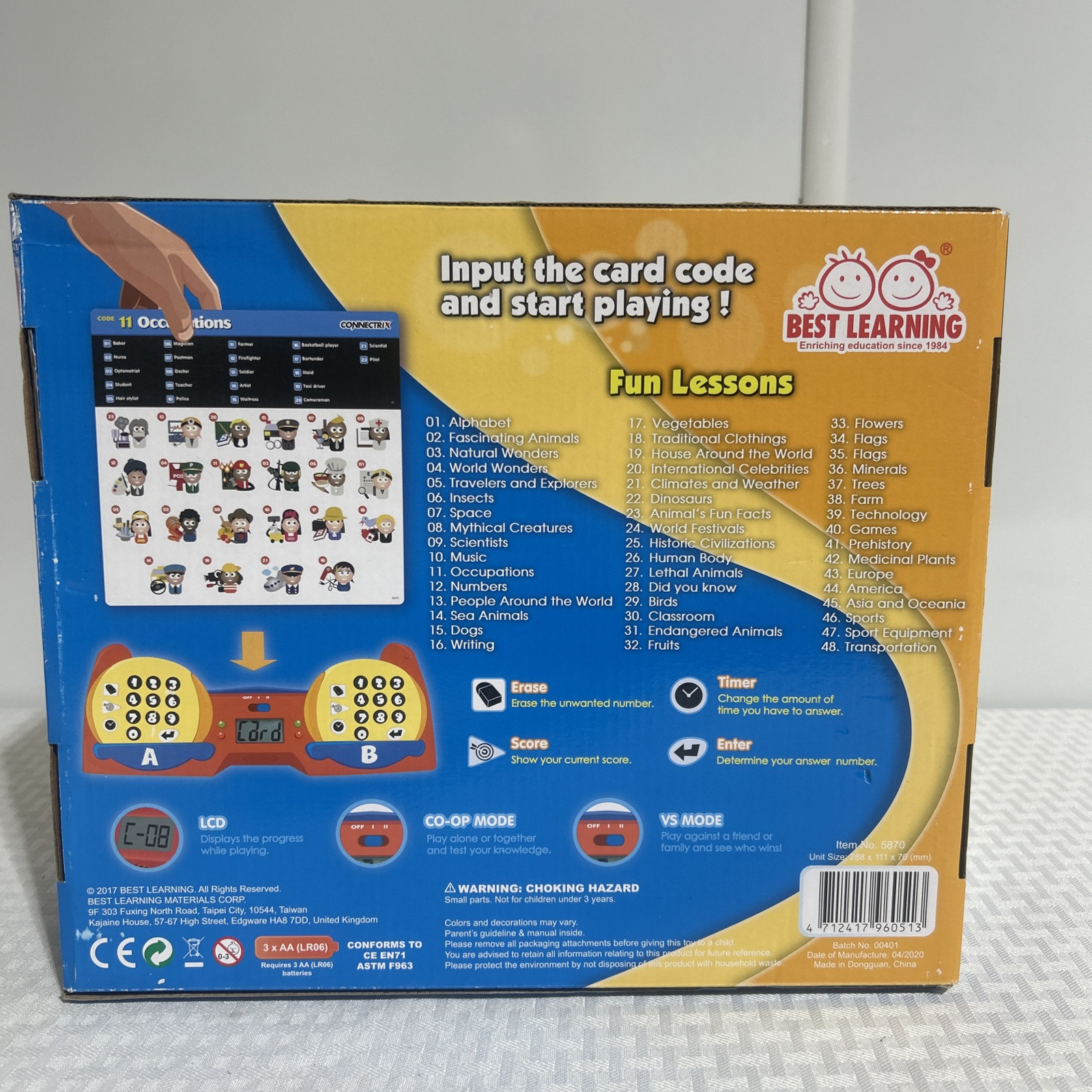 BEST LEARNING Connectrix – Educational Matching Game for Kids Ages 6 Years an…