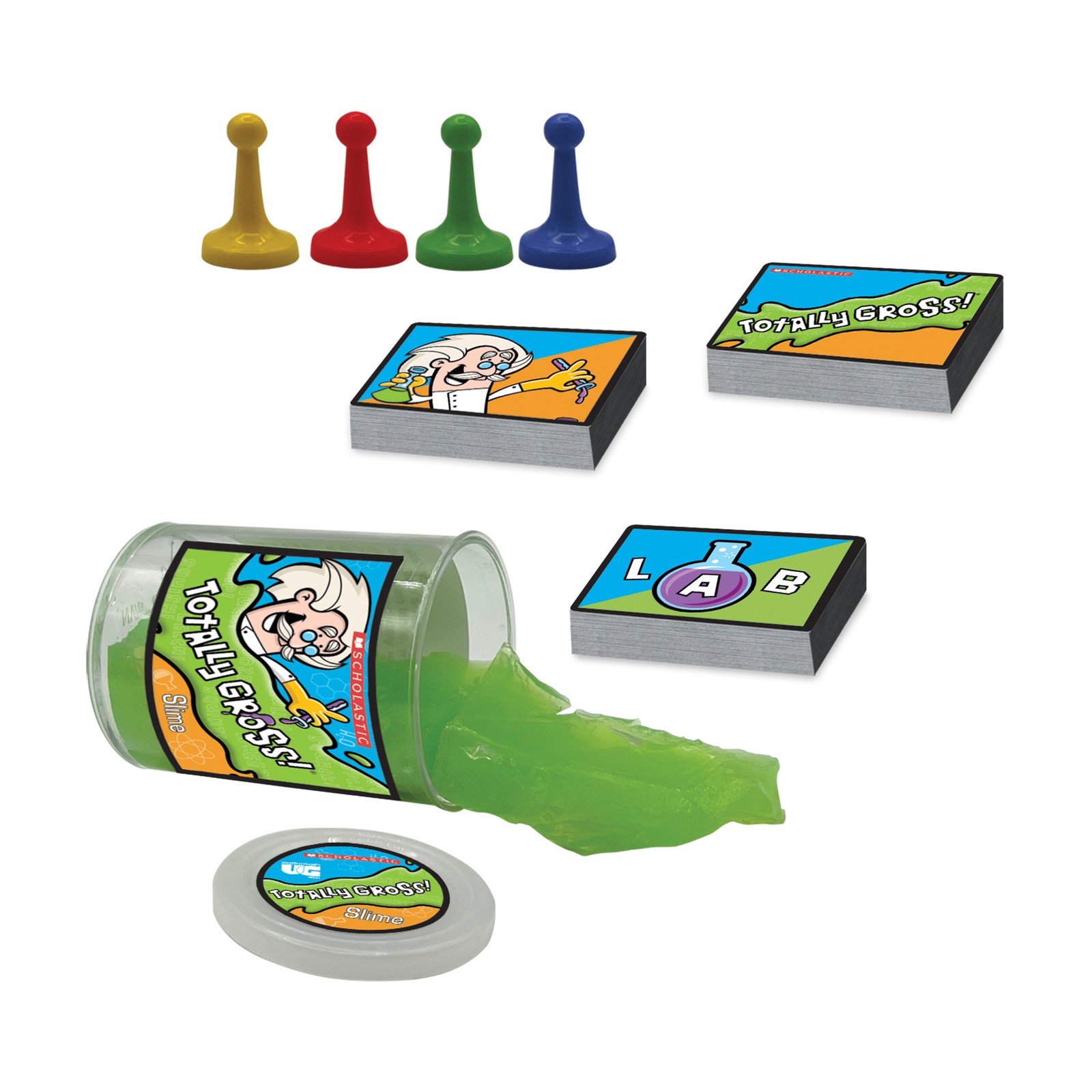 New – University Games Scholastic – Totally Gross! The Game of Science – Ages 8+