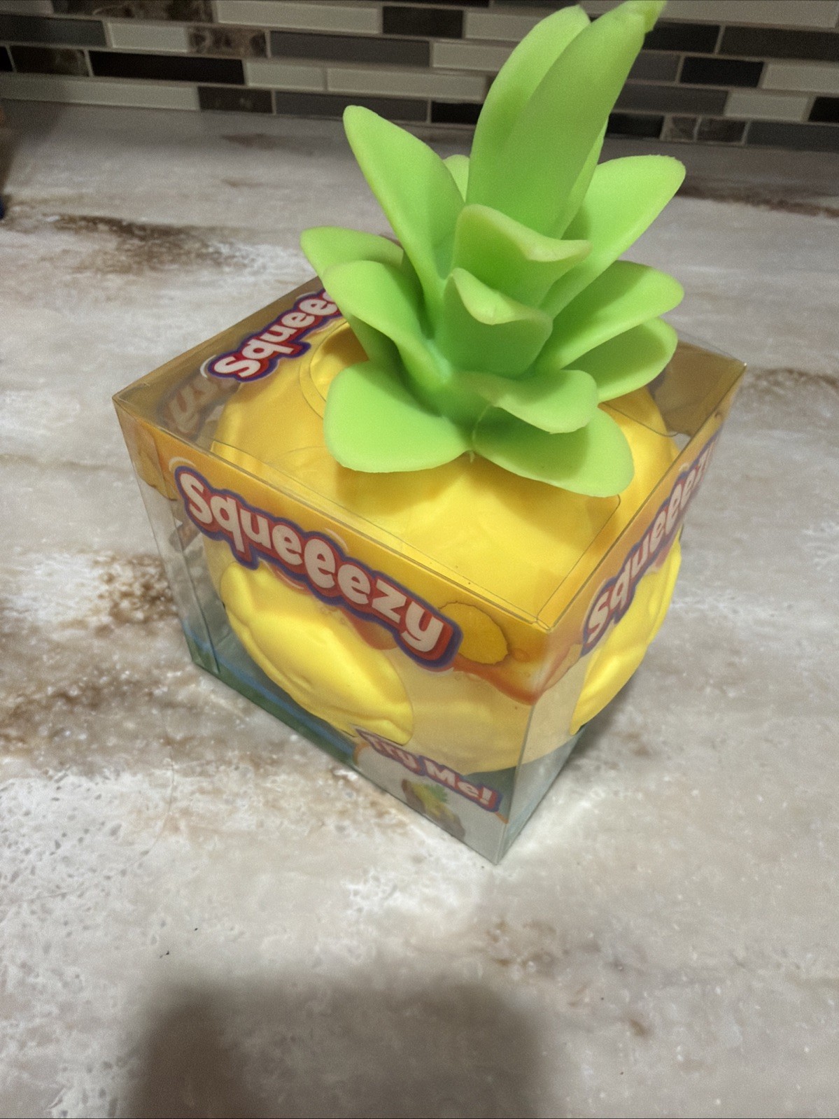 Sunny Days Squeeezy Viral Pineapple Sensory Fidget Toy New Sealed Shipped Fast!