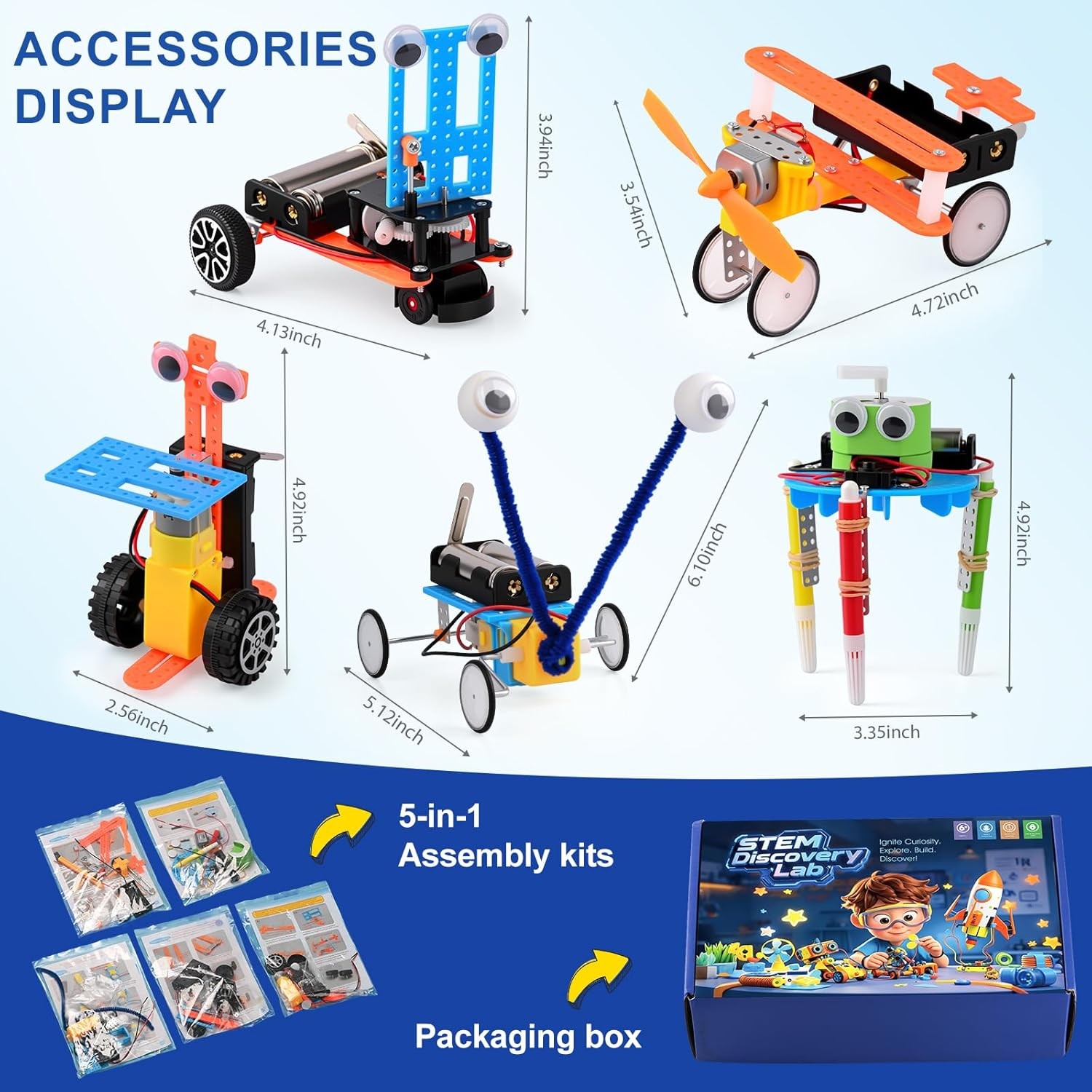 STEM Kits for Kids Ages 6-12, Science Kits for Kids, Diy STEM Christmas Gifts