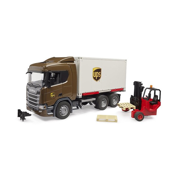 Bruder BR03582-Scania Super 560R UPS Logistics Truck