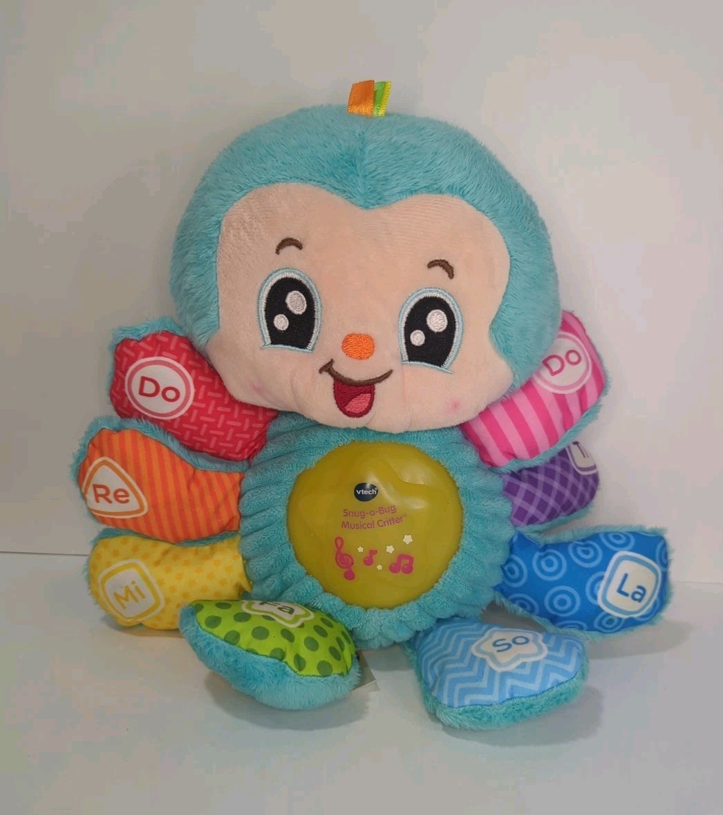 Vtech Bug Snug A Bug Musical Critter Octopus Songs Sounds And Phrases Baby Toy