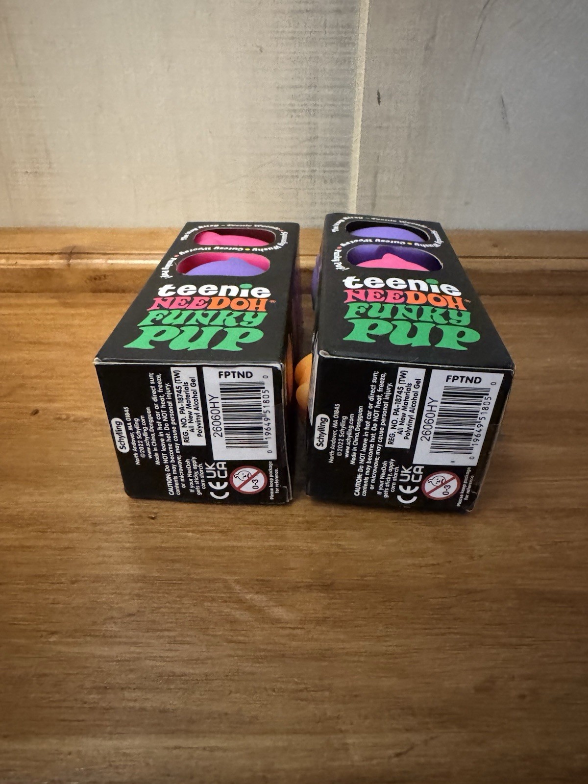 NEEDOH Teenie Funky Pup 2 Pack Set of 6 sealed in hand
