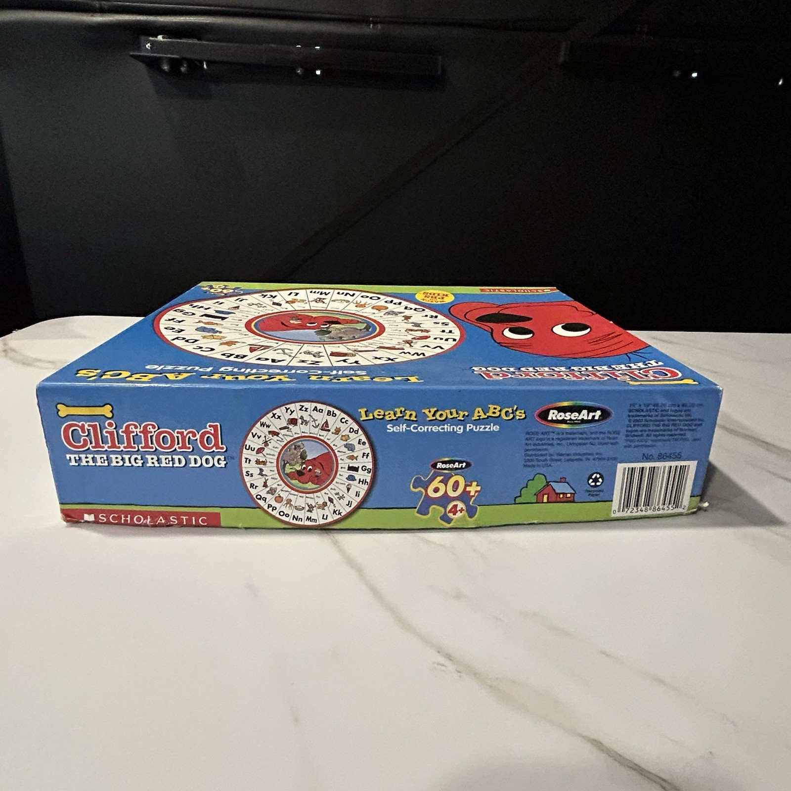 Round Puzzle Clifford Big Red Dog Learn Your ABCs 2003 Scholastic PBS ~ Complete