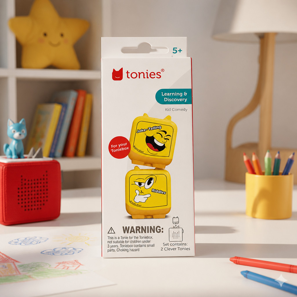 NEW Tonies Kid Comedy Learning & Discovery Riddles Joke Telling for Toniebox