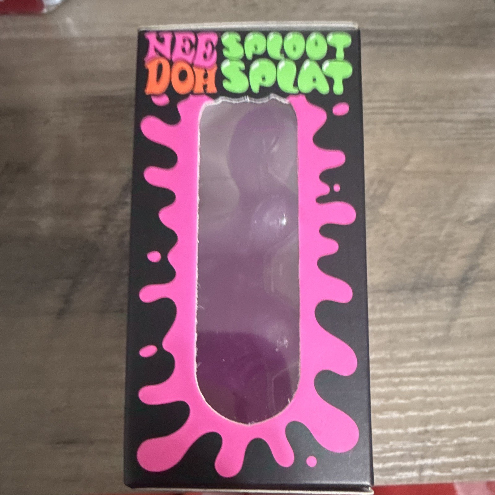 Nee Doh Sploot Splat Tactile Squish Squeeze Toy, Purple, Ages 3-7