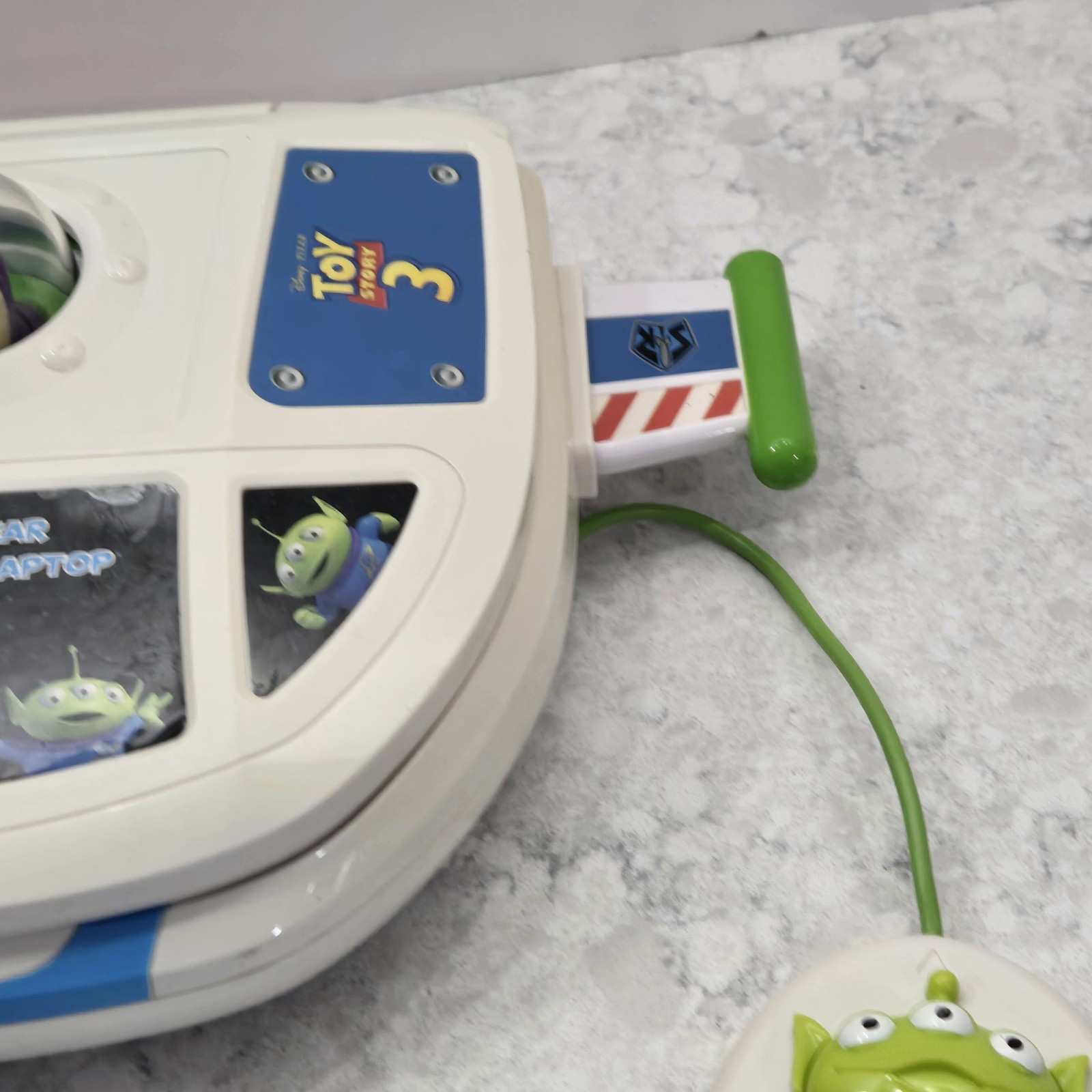 VTech Disney Toy Story 3 Buzz Lightyear Star Command Laptop Works!!