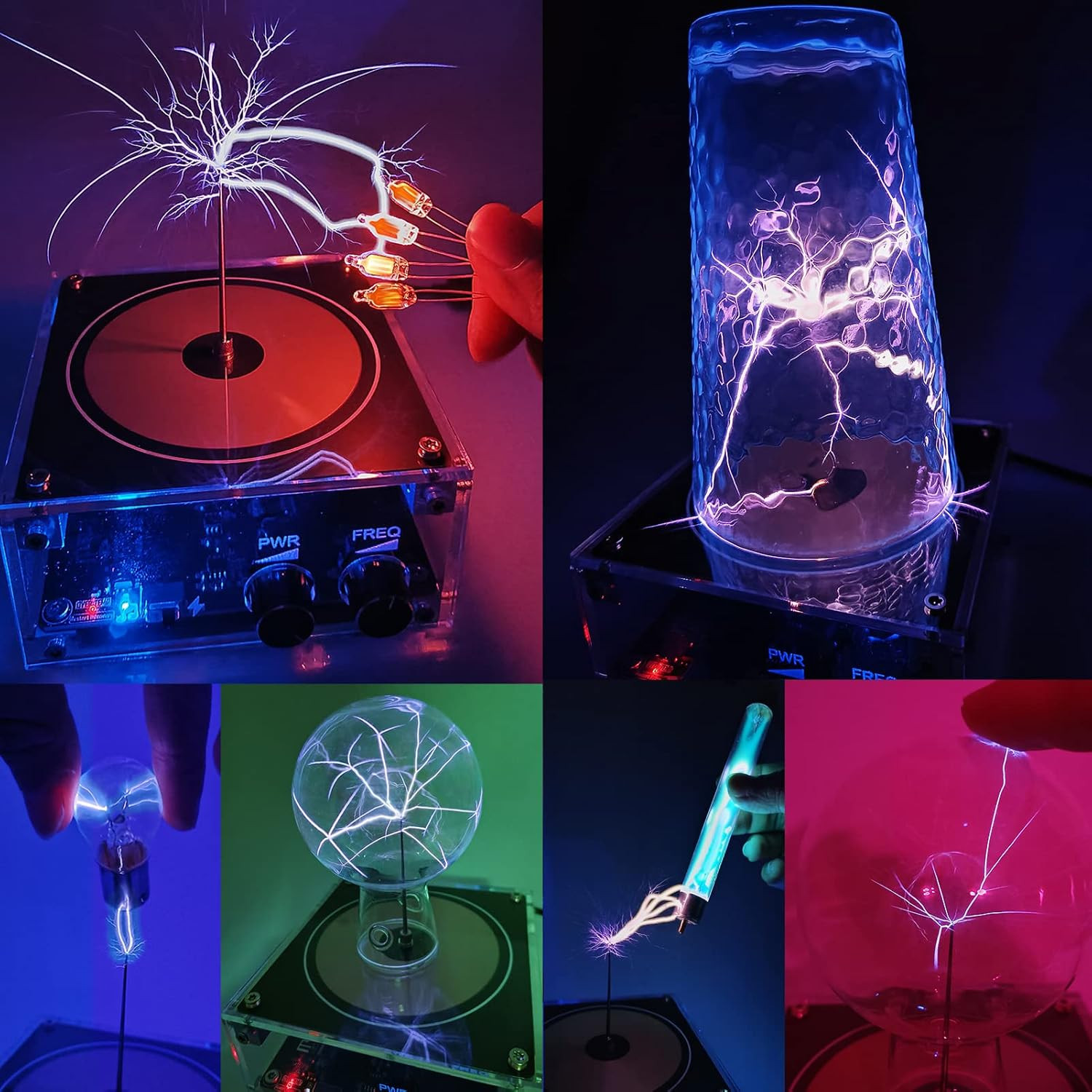 Tesla Coil Musical Speaker Plasma Storm Cool Desktop Gadgets Electric Toys Bobin