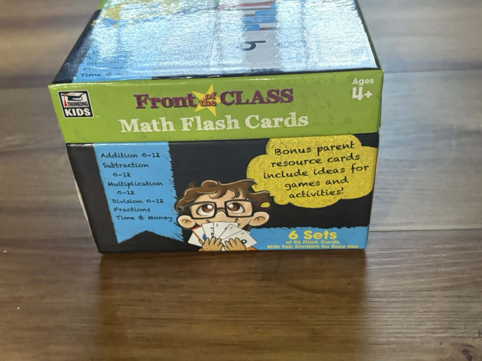Carson-Dellosa 6 Set Math Flash Cards Set Front Of The Class Age 4+ Thinking…