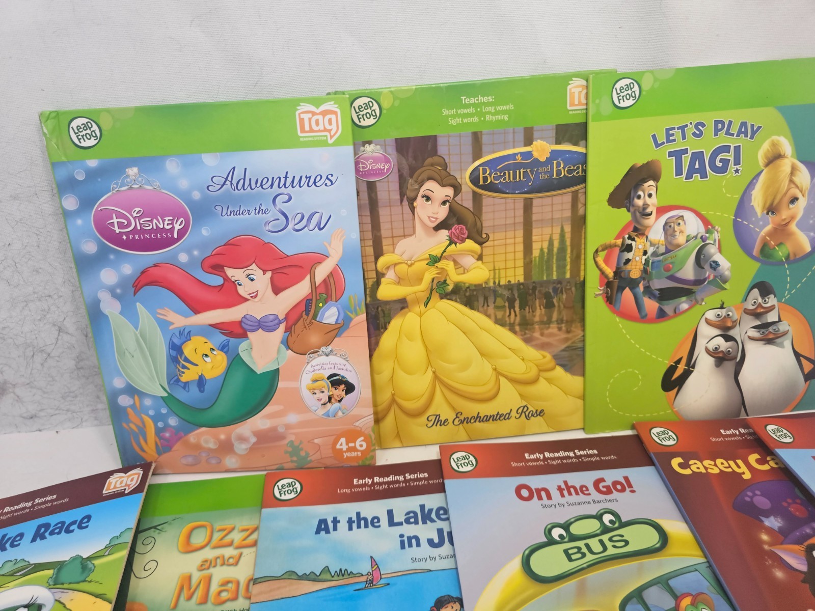 LeapFrog LeapStart Tag Early Reading Learn to Read Book Lot Disney Pixar 15