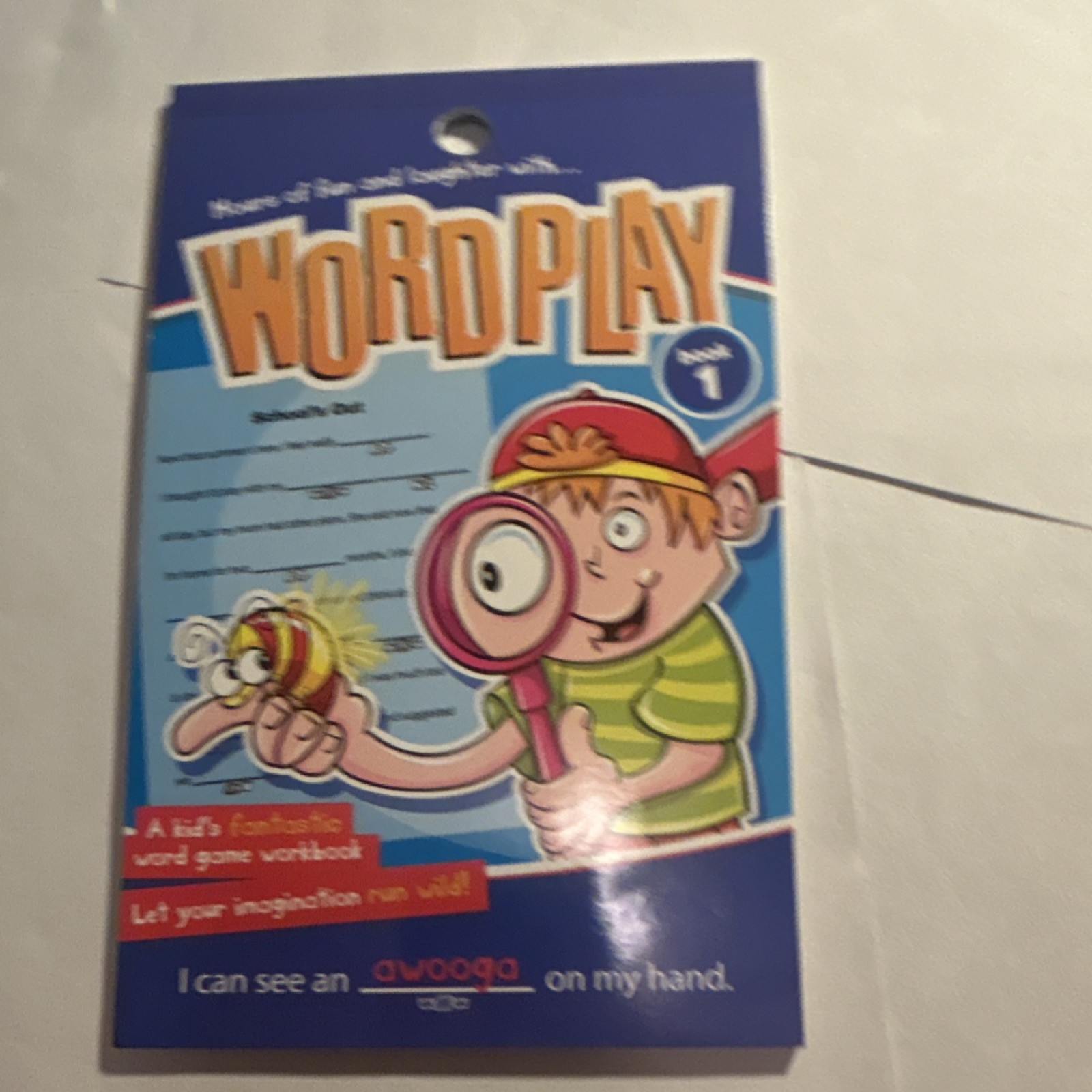 Beaver Books Wordplay Book 1 Kids Word Game Workbook Alphabet/Letters Ages 4-11