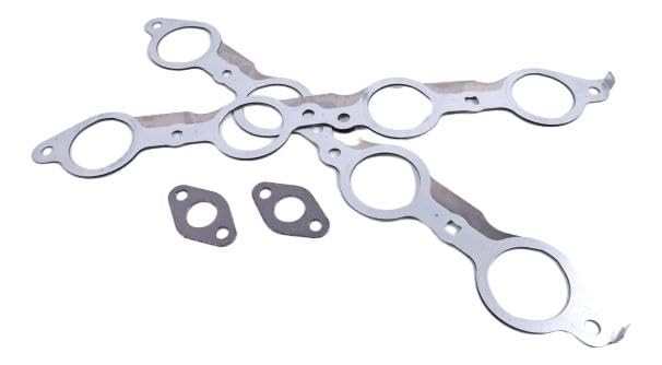 Header Gasket Pair 12617944 W/12 Bolts Compatible with Chevrolet Silverado 1500
