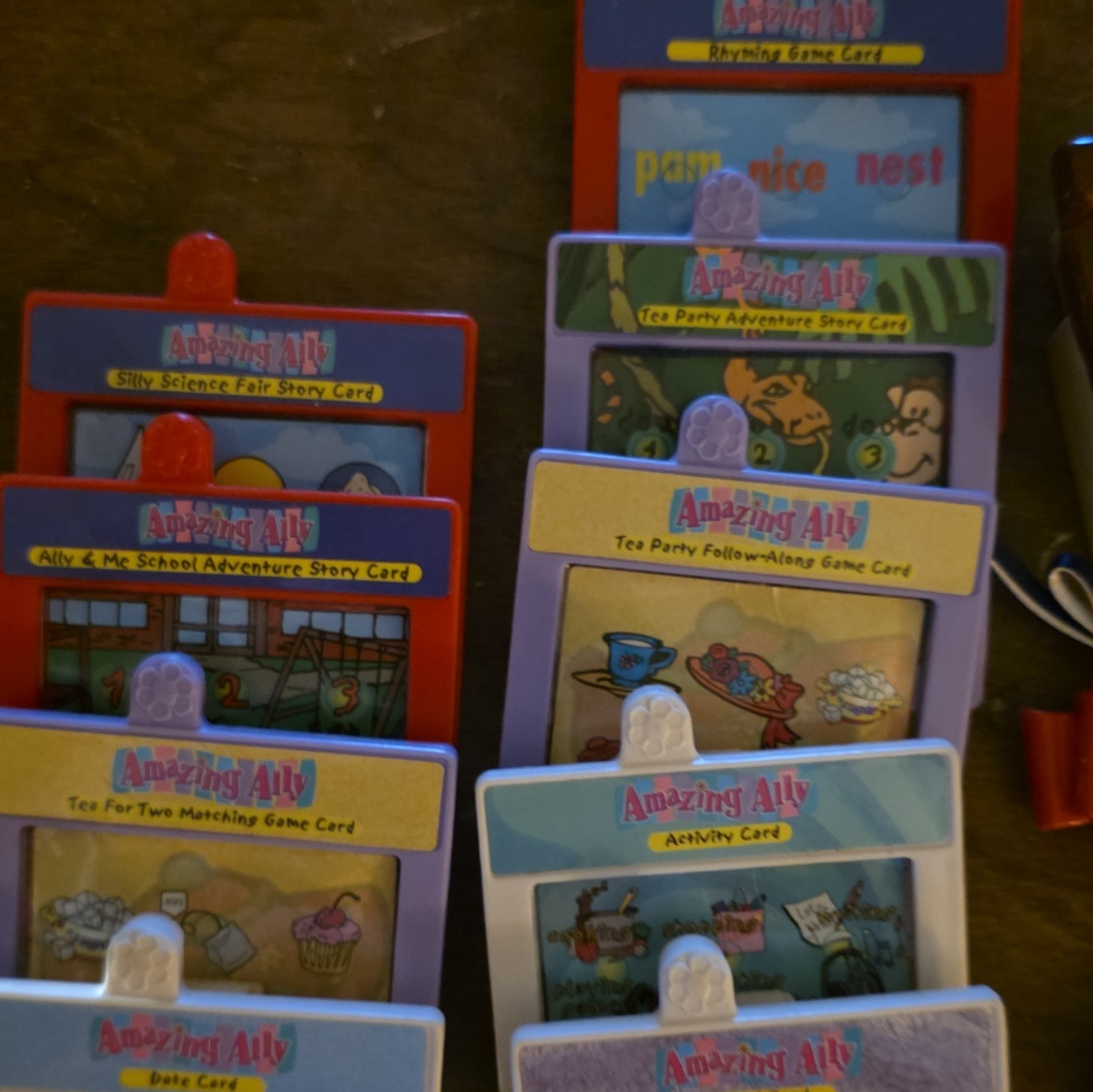 Amazing Ally Electronic Learning Game Card Lot, Reading & Writing, Ages 3+
