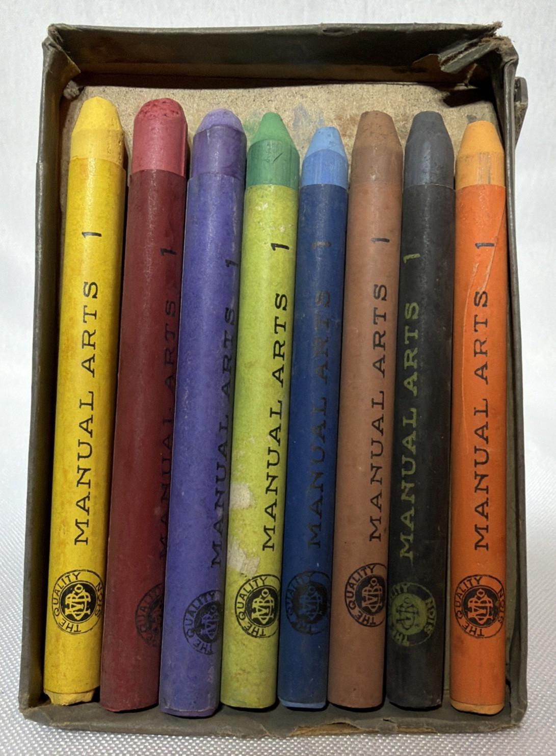 Vintage Milton Bradley Manual Arts Crayon Set No1 – Springfield MASS