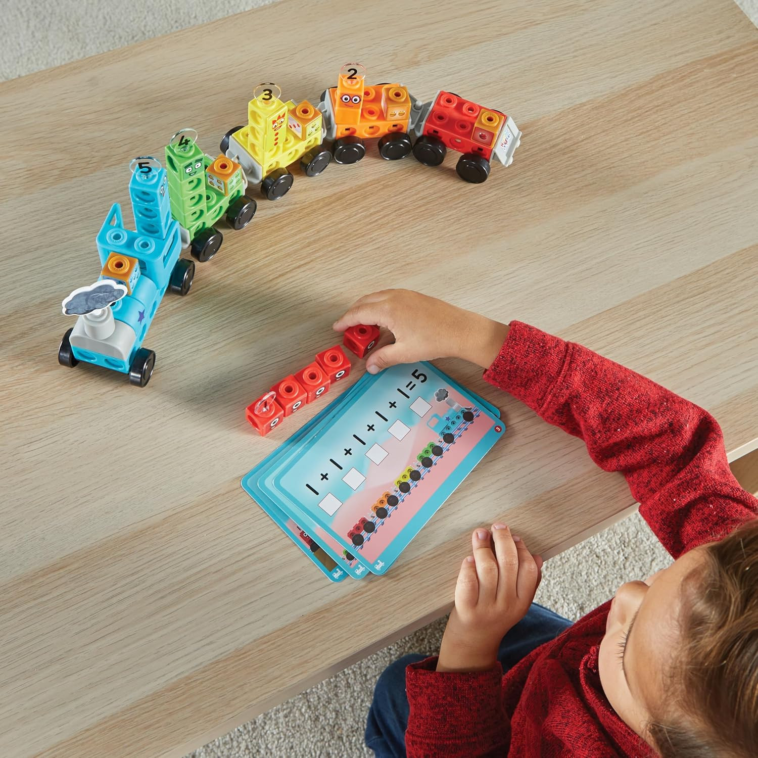 Numberblocks Express Train Mathlink Cubes Activity Set, Preschool Learning Activ