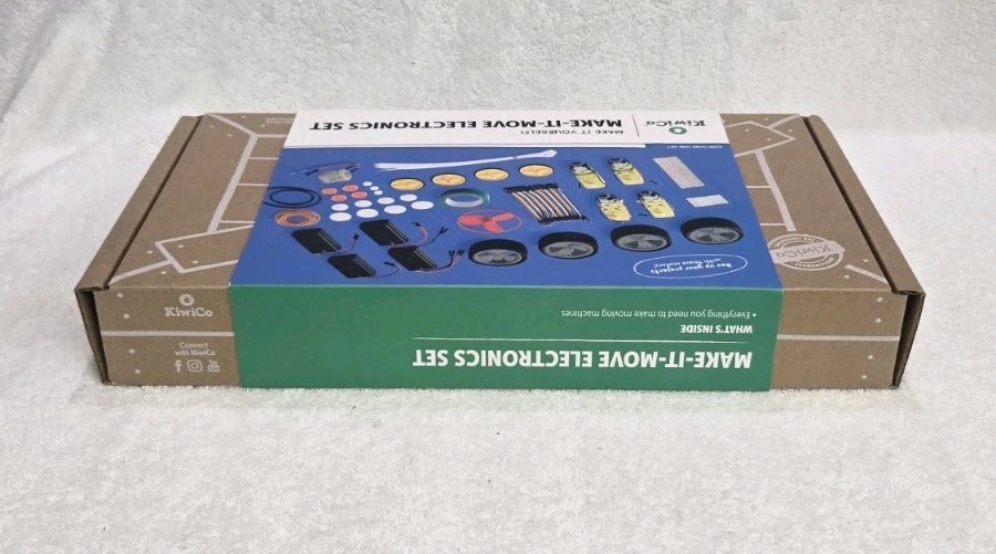 Kiwico Make It Yourself! Make-it-Move Electronics Kit- Ages 9+ New
