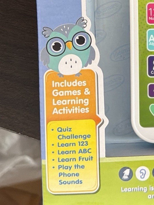 Spry Sprouts My Smart Phone Interactive Electronic Learning Toy 12m+ Games