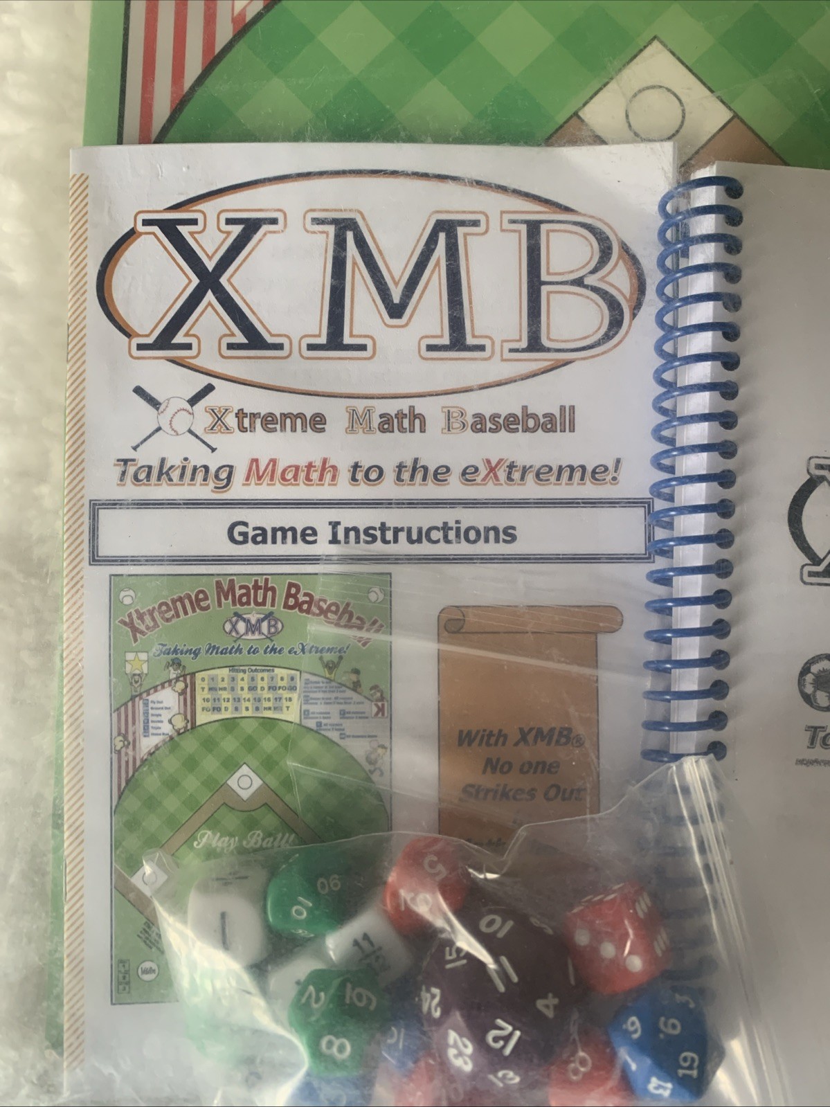 Xtreme Math Baseball Single Kit/ Complete, Homeschool Math Game NEW