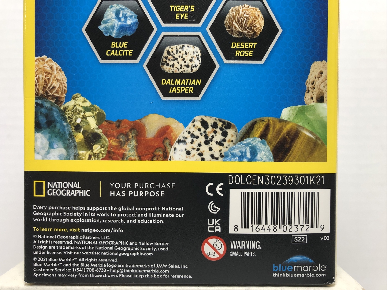 Rock and Mineral Starter Set 10 Specimens Case ID Sheet National Geographic