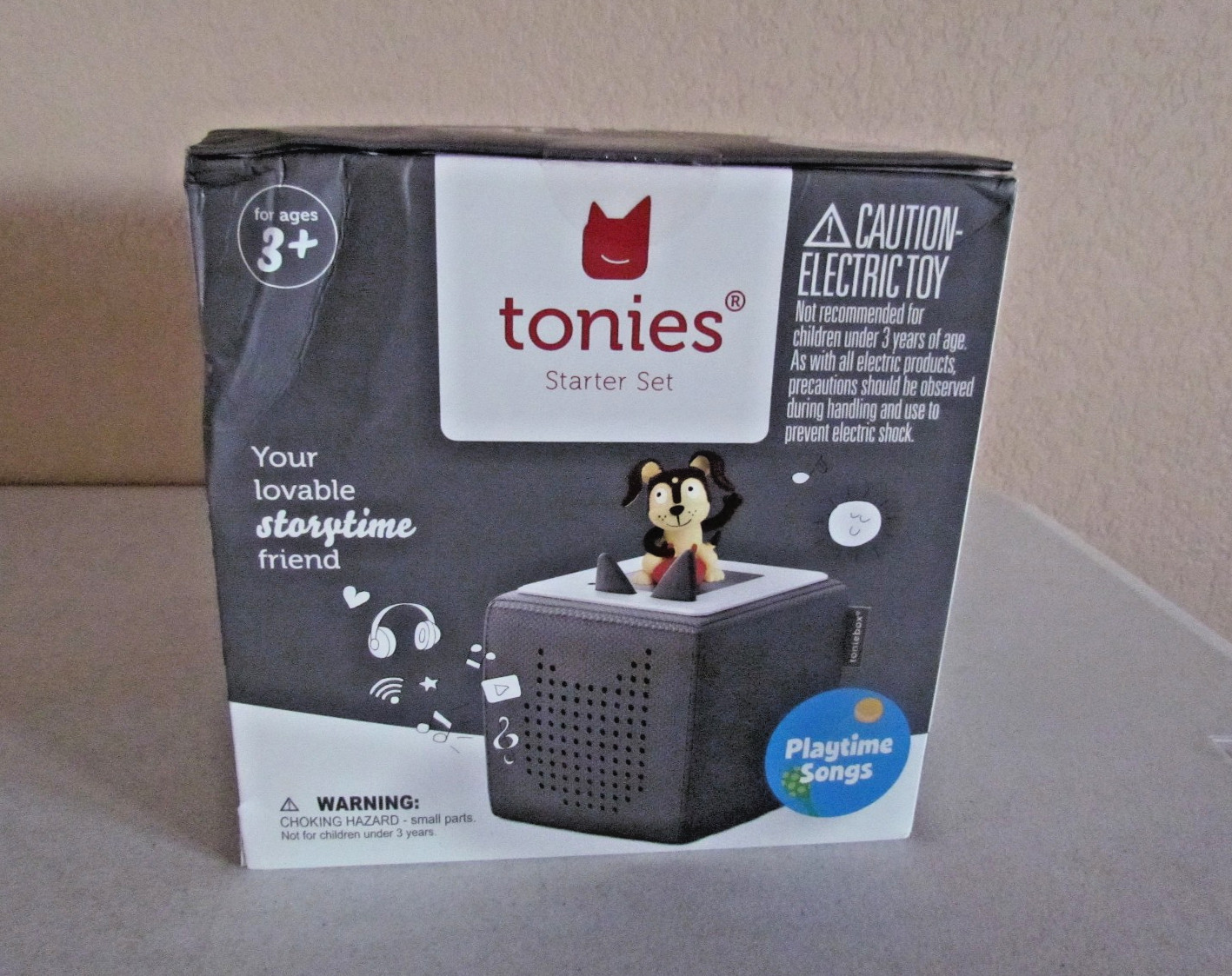 Gray Toniebox Starter Set Original Tonie Figure Kids Audio Songs Rough Box