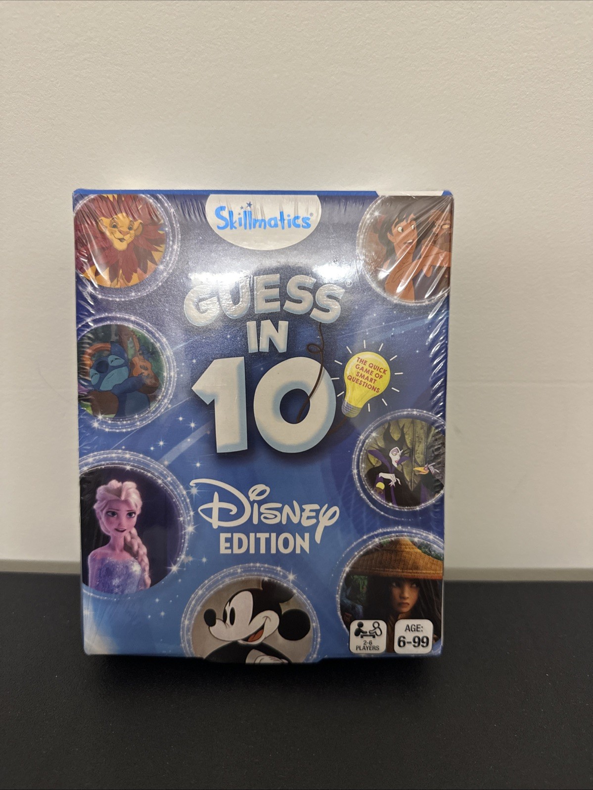 Skillmatics Guess in 10 Card Game DISNEY EDITION 2-6 Player Age 6-99 NIB! (F5)