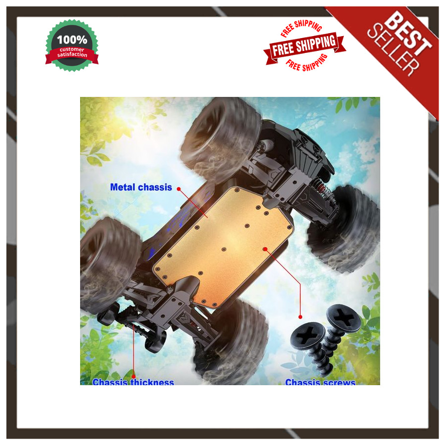 1/14 Brushless RC Cars for Adults Fast 60+ mph, RC Trucks 4×4 Offroad