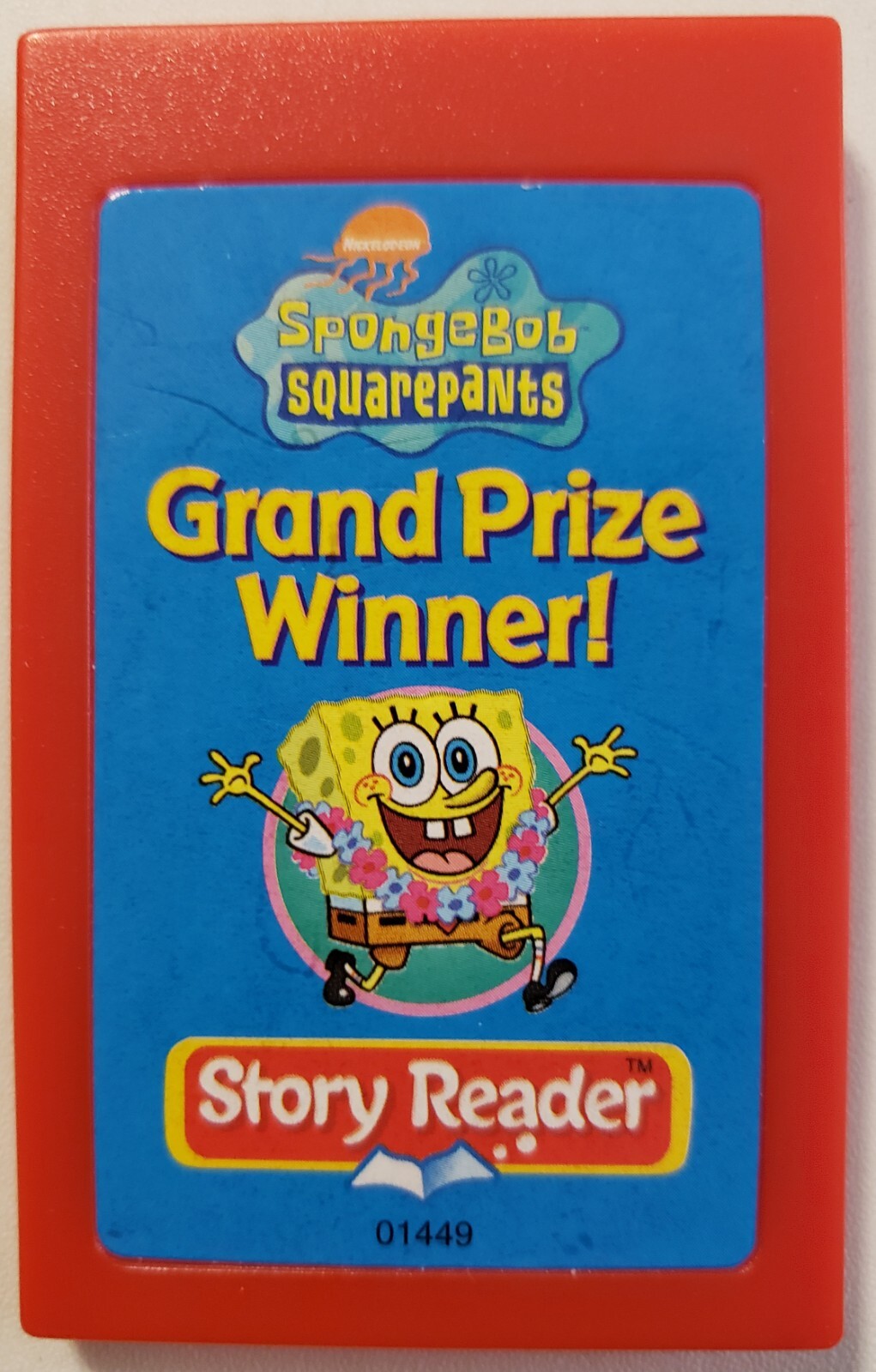 Story Reader Sponge Bob Square Pants Grand Prize Winner Book with Cartridge