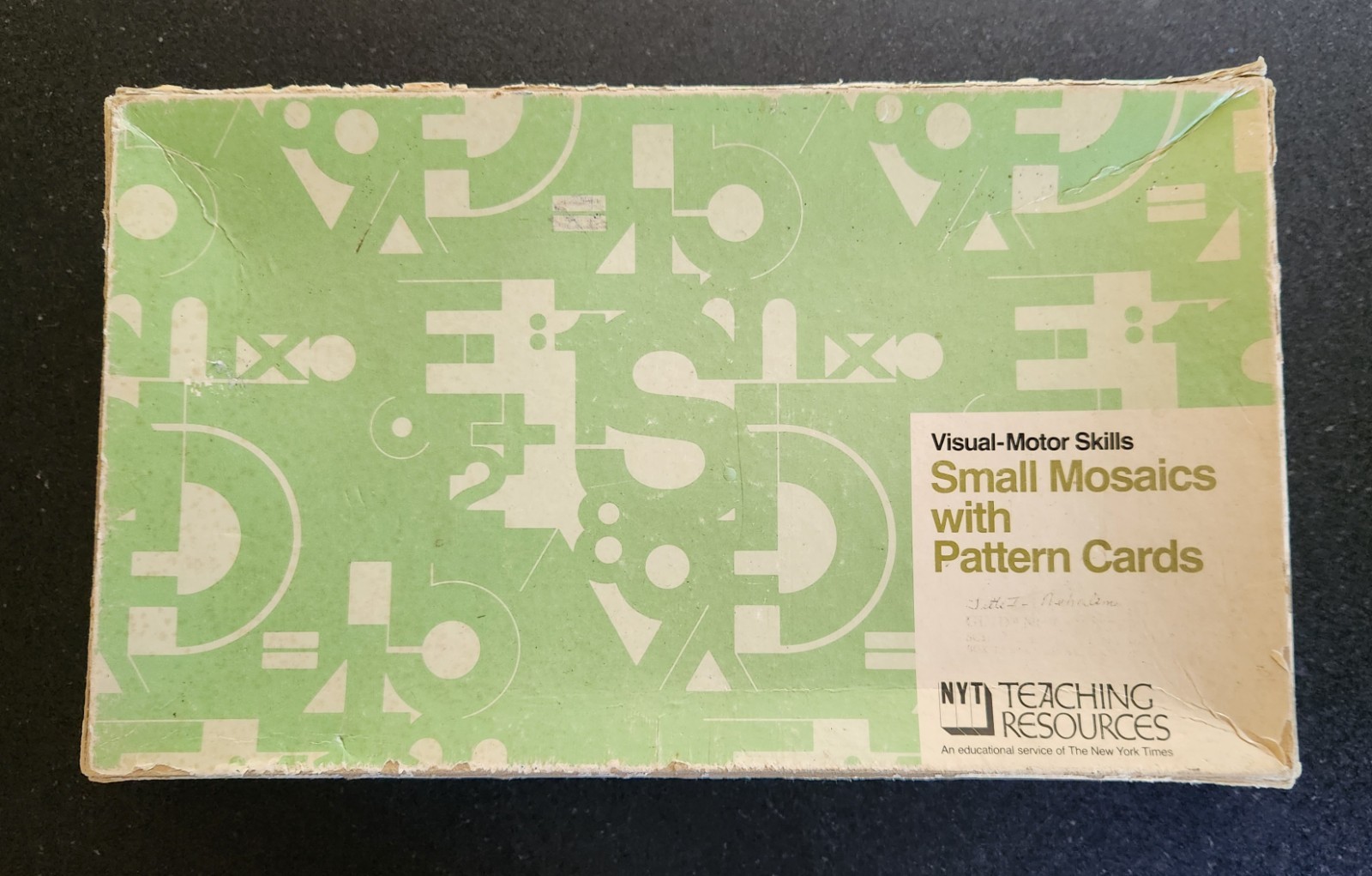 1971 Teaching Resources Visual Motor Skills Small Mosaics With Pattern Cards