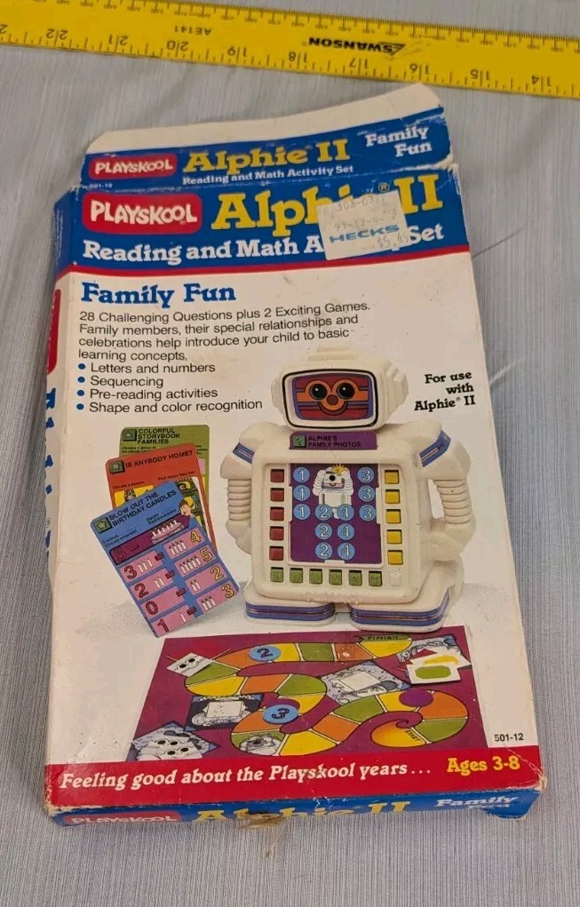 playskool alphie ii family fun set – Incomplete