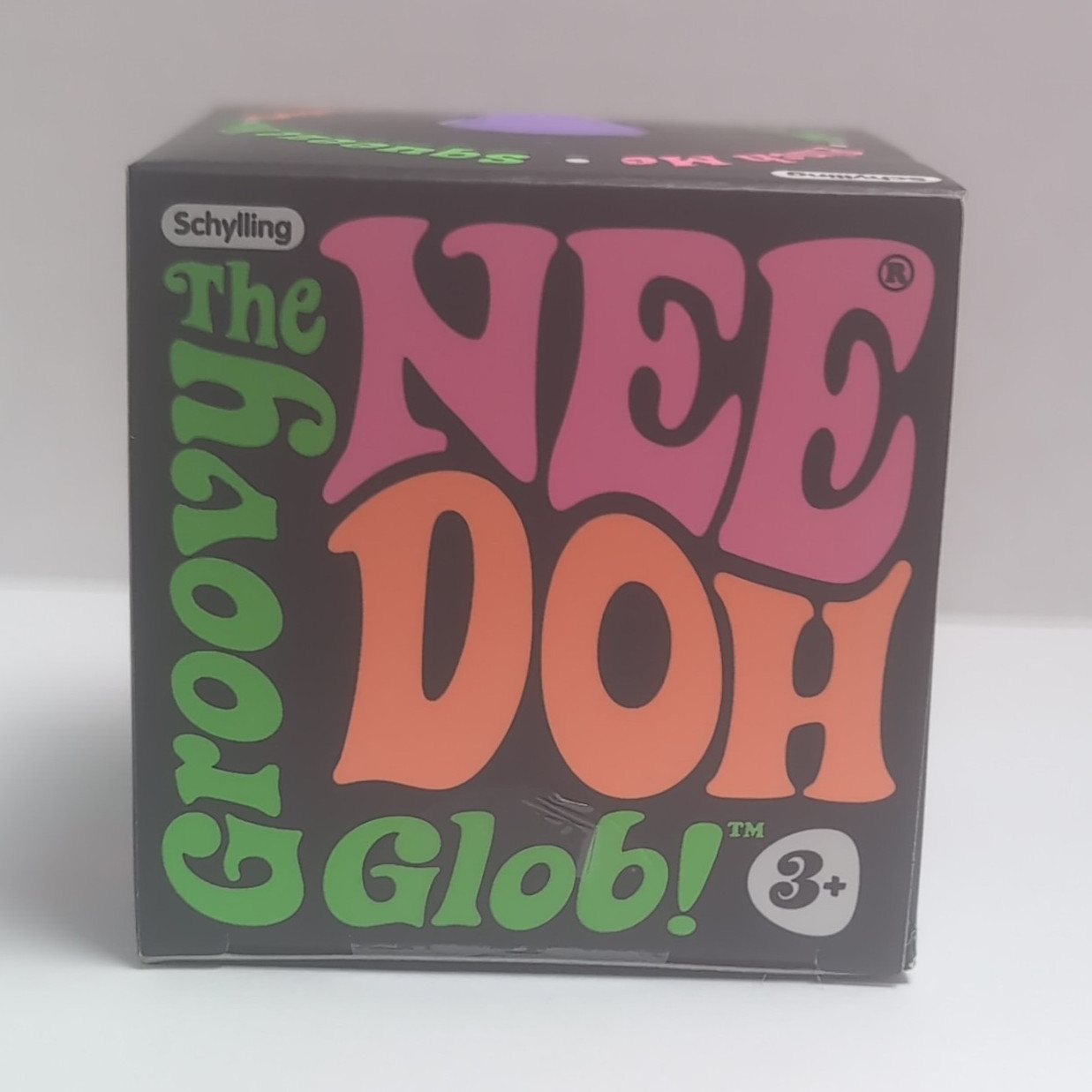 Schylling Groovy Nee Doh Glob Tactile Squeeze Toy Stress Ball Purple 3+