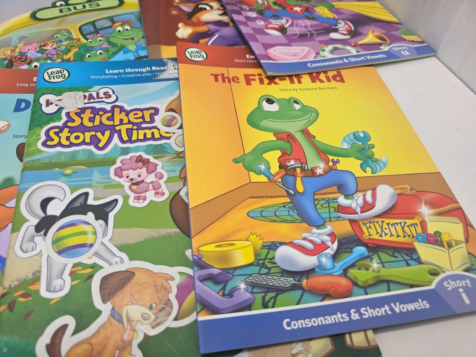 LeapFrog LeapStart Tag Early Reading Learn to Read Book Lot Disney Pixar 15