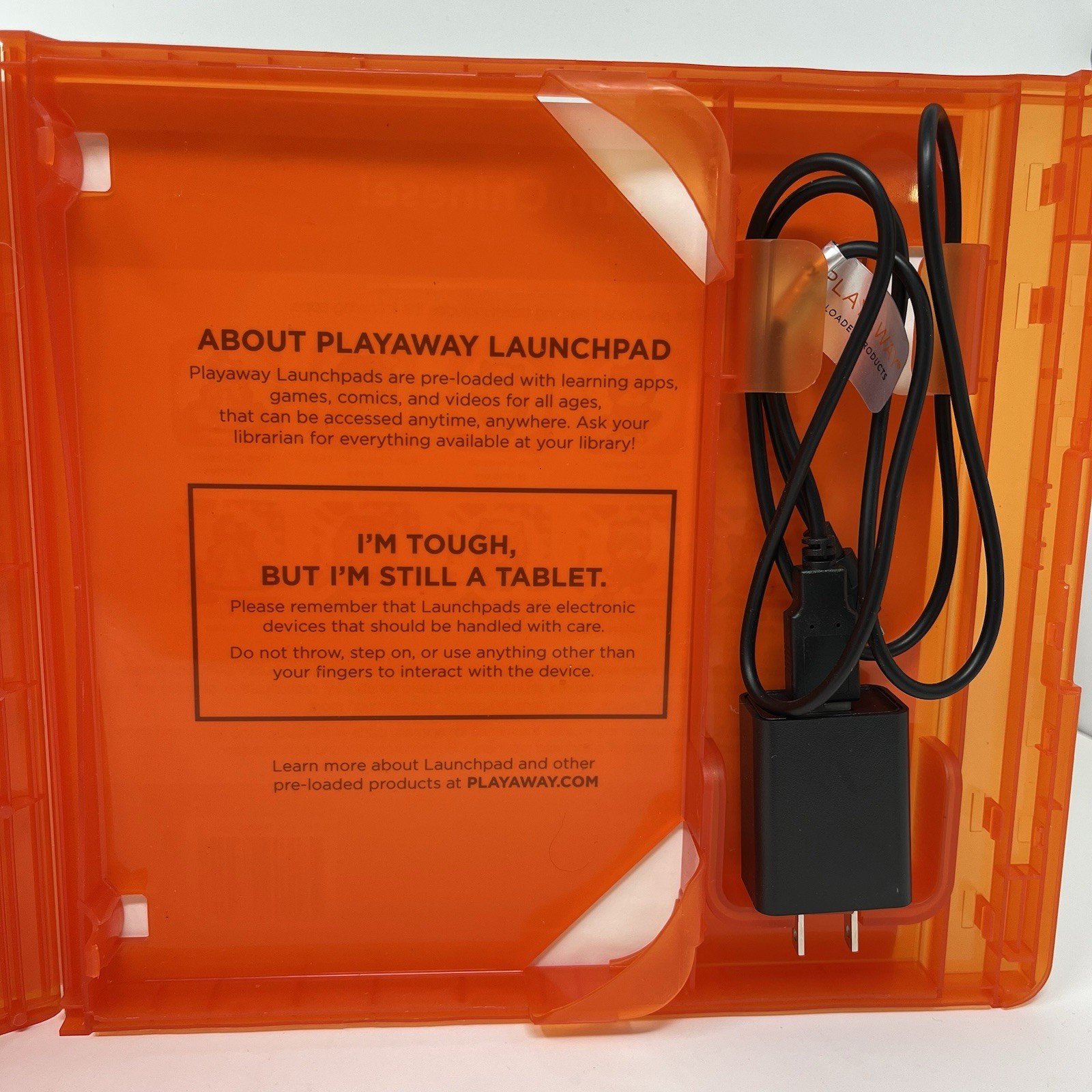 Playaway Launchpad Preloaded Learning Tablet Fun Chinese! W/Charger & Case WORKS