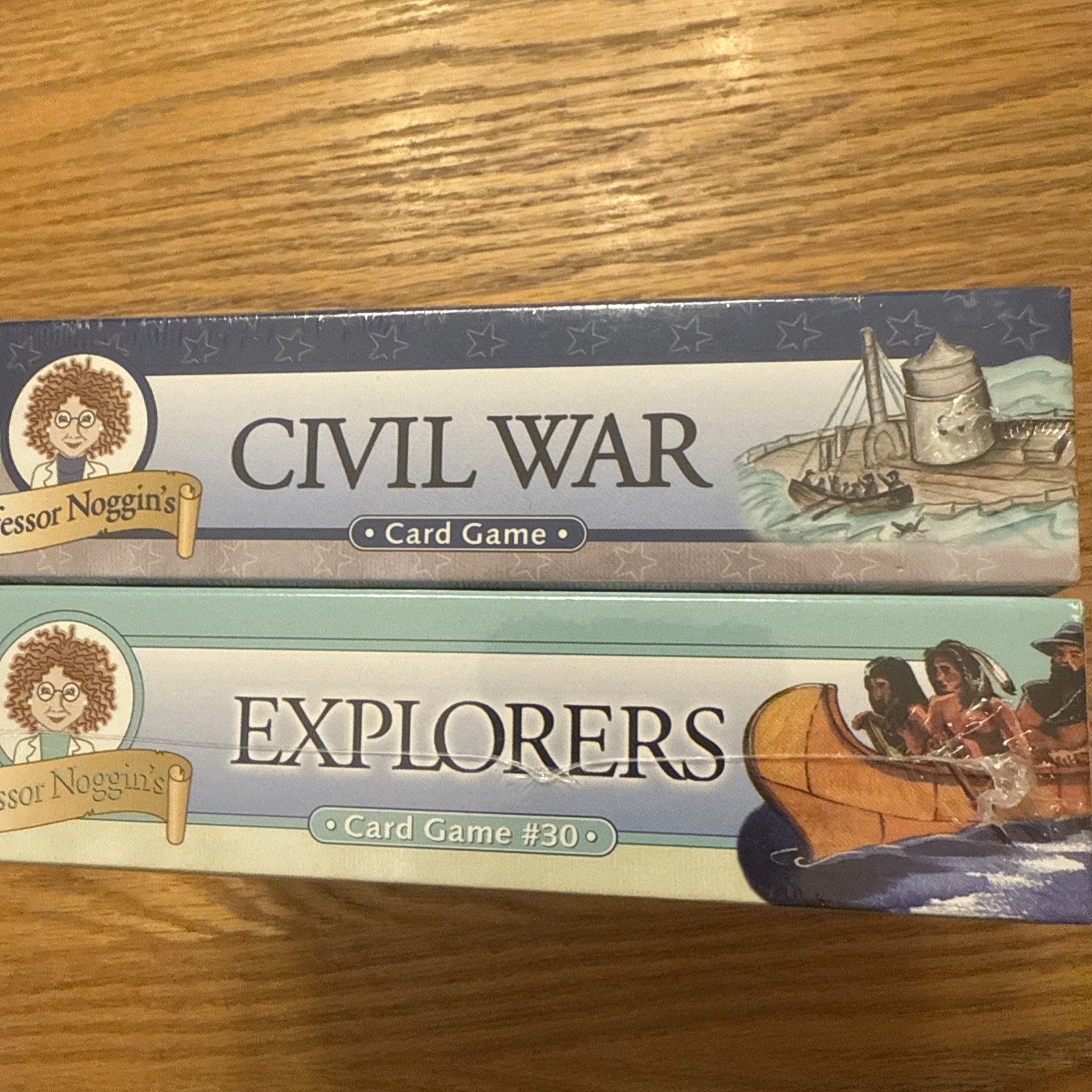 Lot 2 Professor Noggin’s History Of United States Card Game Civil War Explorers