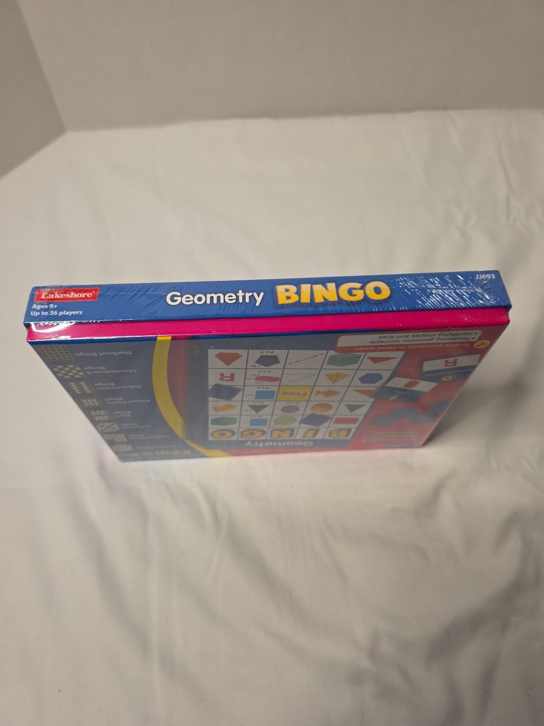 Lakeshore Geometry Bingo – Ages 9+ JJ693 Brand New Sealed