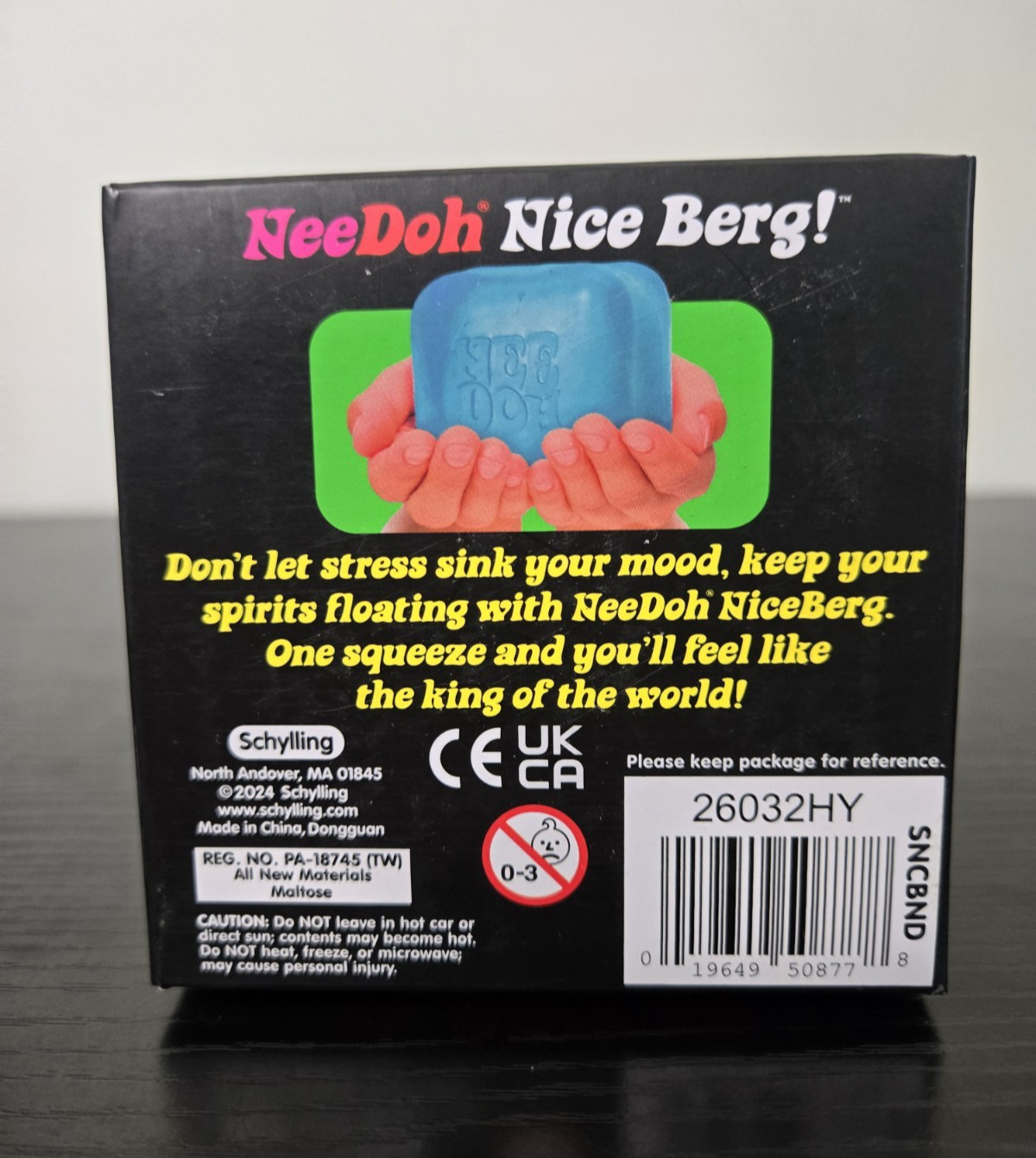 NeeDoh Nice Berg Stress Reliever Squishy Schylling Fidget Sensory Toy – New