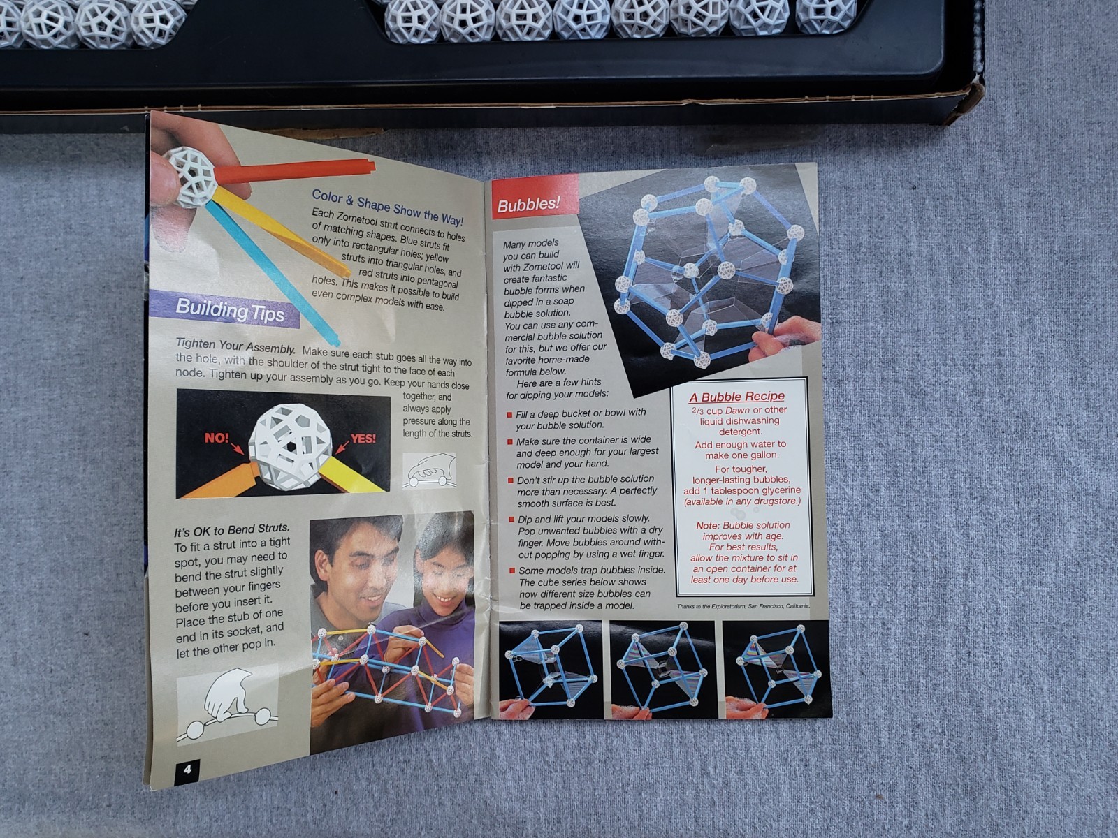 Zometool Zome System Construction Kit 240 Pieces Build Bridges Domes Pyramids