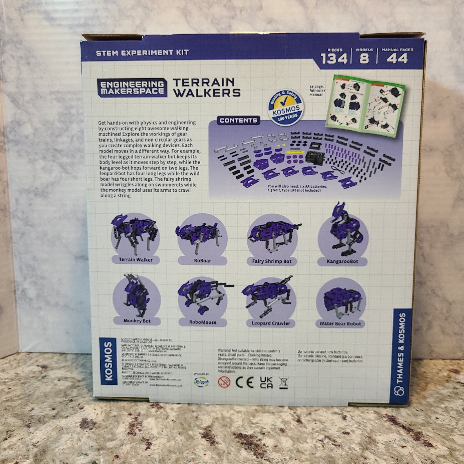 Terrain Walkers Thames Kosmos New Factory Sealed STEM Engineering Makerspace