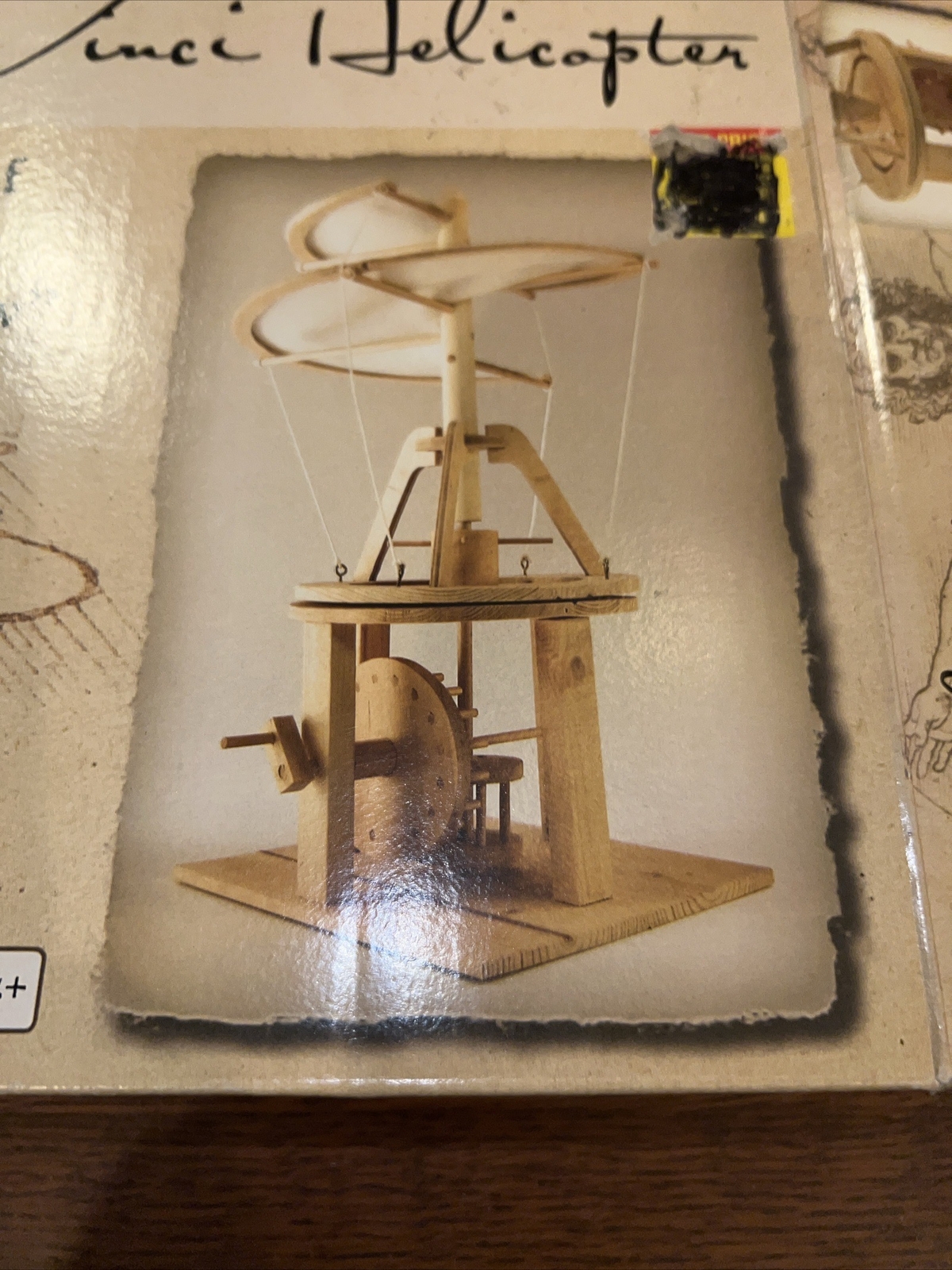 Leonardo da Vinci Helicopter, Model Kit Arial Screw Kit to Build by Pathfinders
