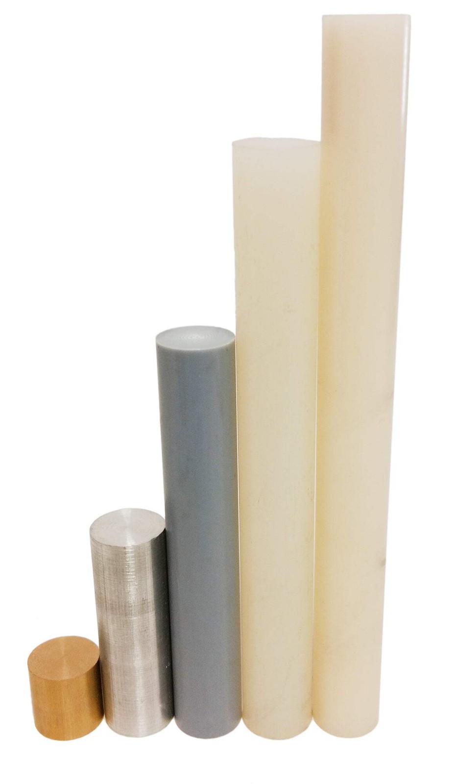 Density Rod Set – Five Equal-Mass Rods of Different Materials