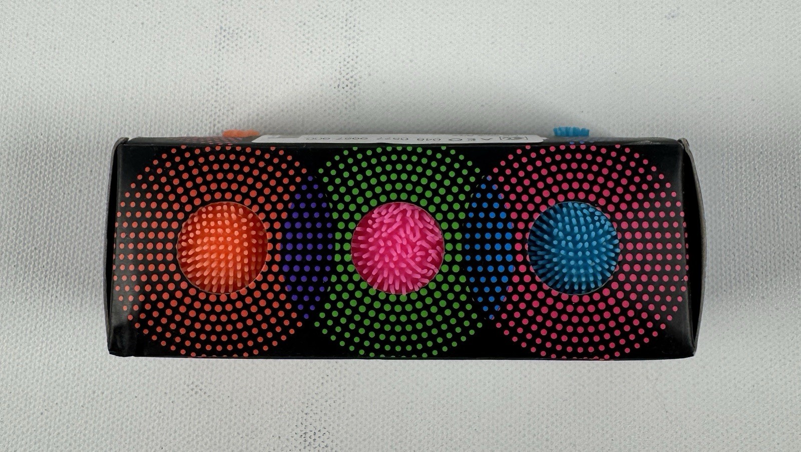 Nee Doh Teenie Fuzz Ball The Velvet Squeeze 3 Pack Multicolor Blue Pink Orange