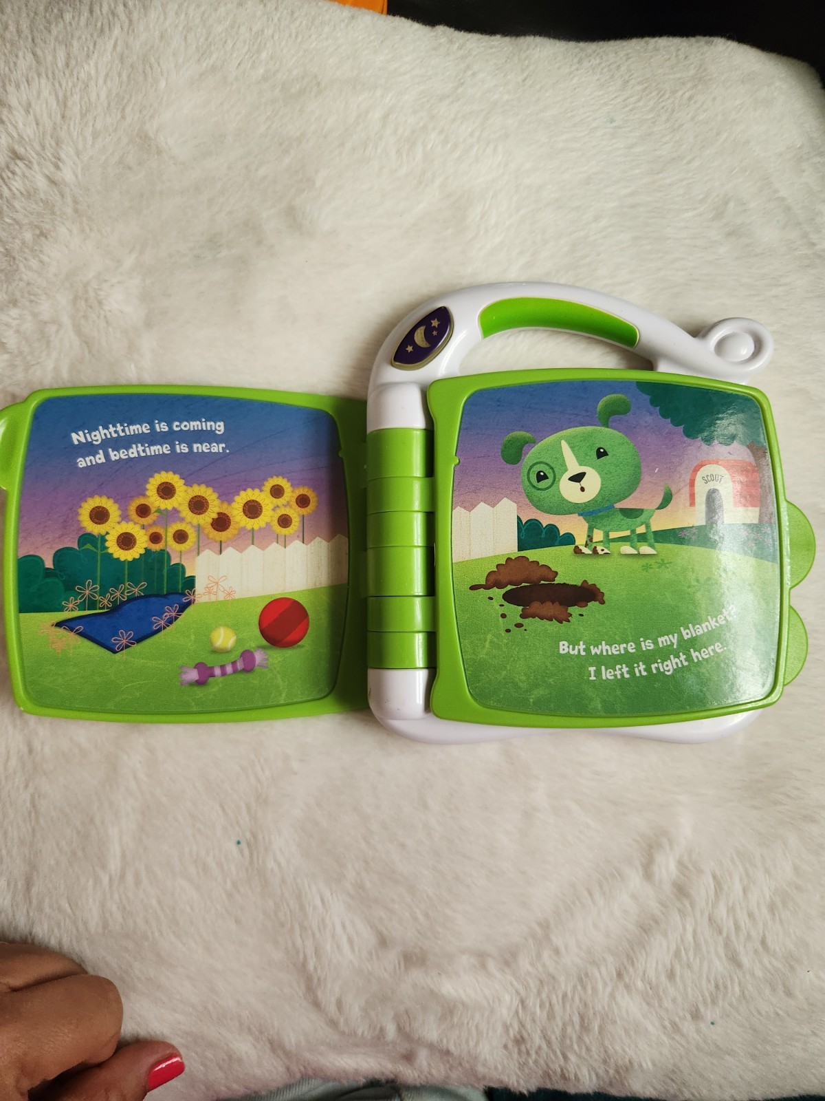 Leap Frog GOOD NIGHT SCOUT Electronic Book Works With Tag Junior 2011 Works