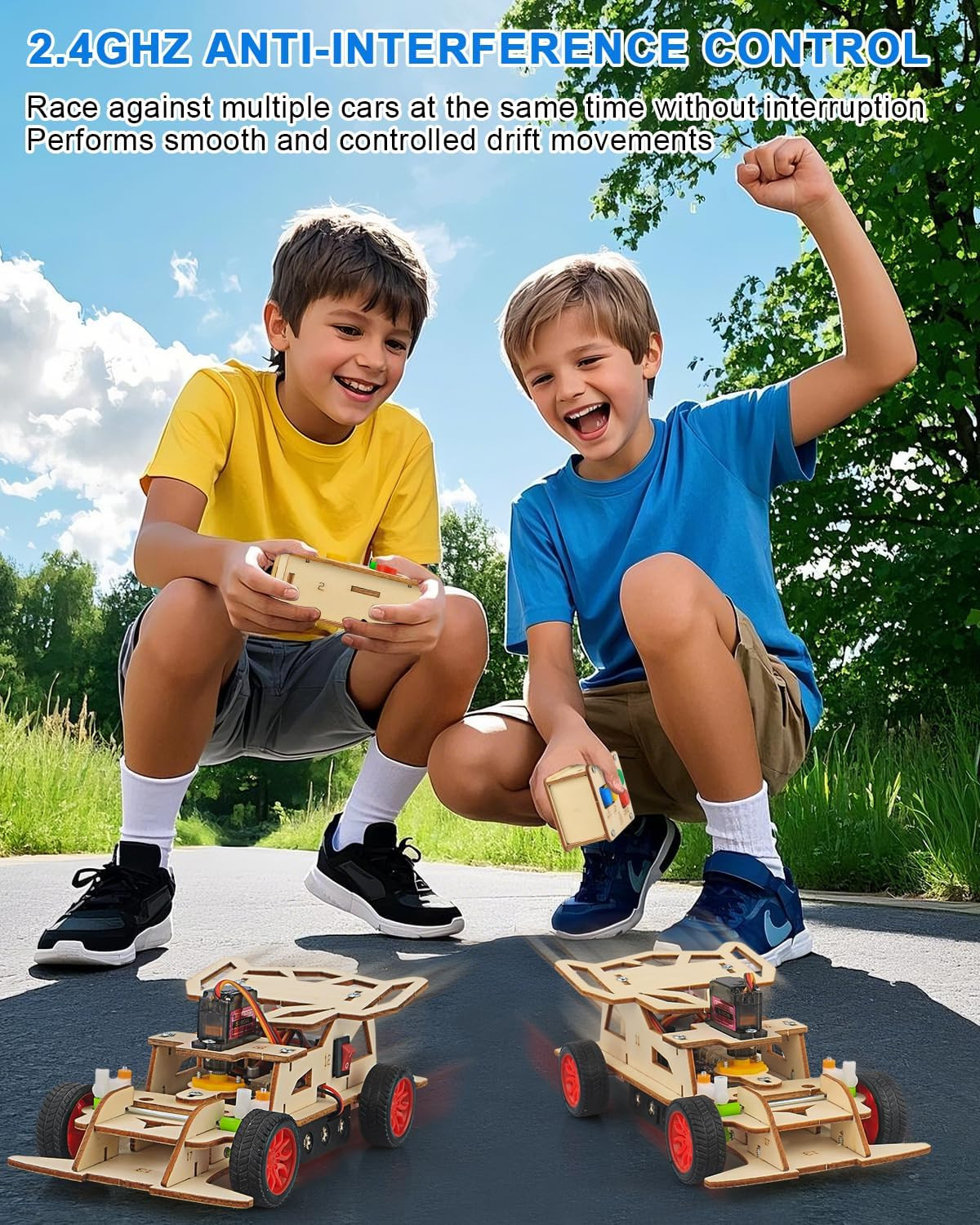 STEM Kits for Kids 8-10, STEM Toys for Boys Ages 8-13, Remote Control Car, Woode