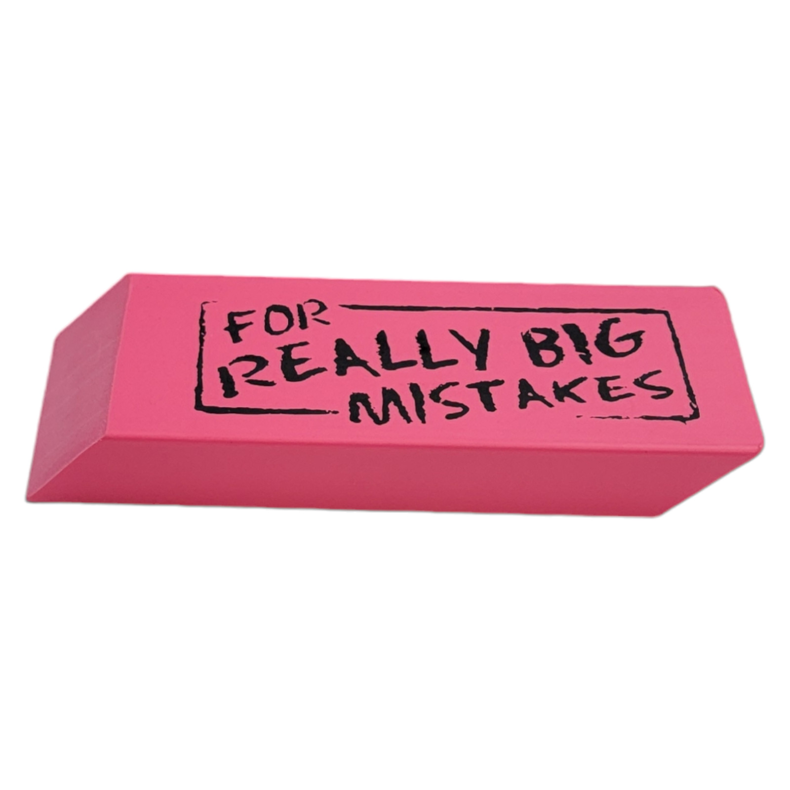 Jumbo Big “For Really Big Mistakes” Wedge Pink Erasers (5.5″ x 2″) Large Pencil