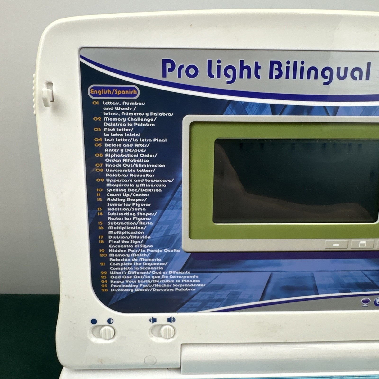 Pro Light Bilingual Laptop English Spanish Talking Computer Educational