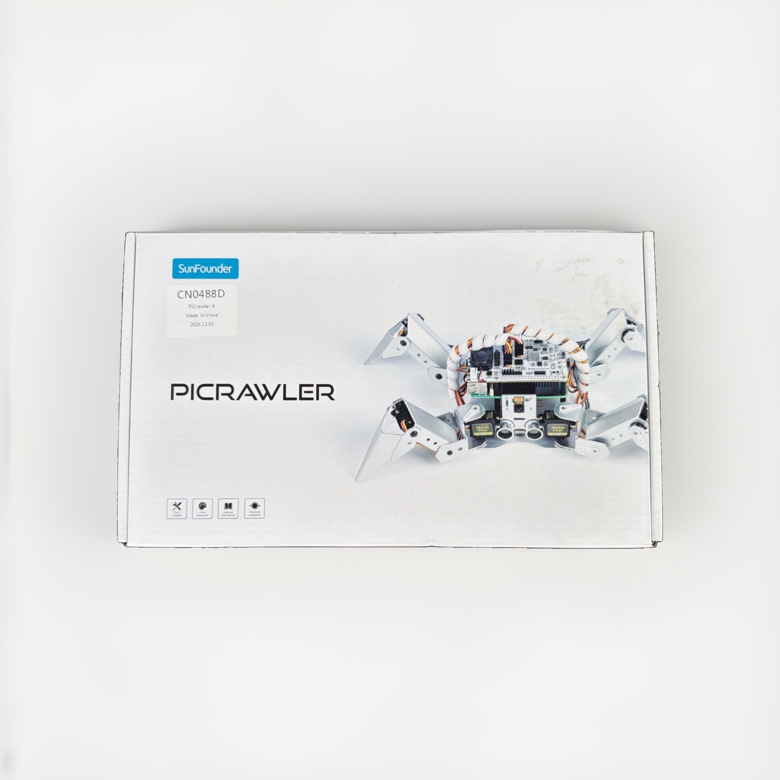 SunFounder Picrawler 4 Video Robot Car Kit – CN0488D