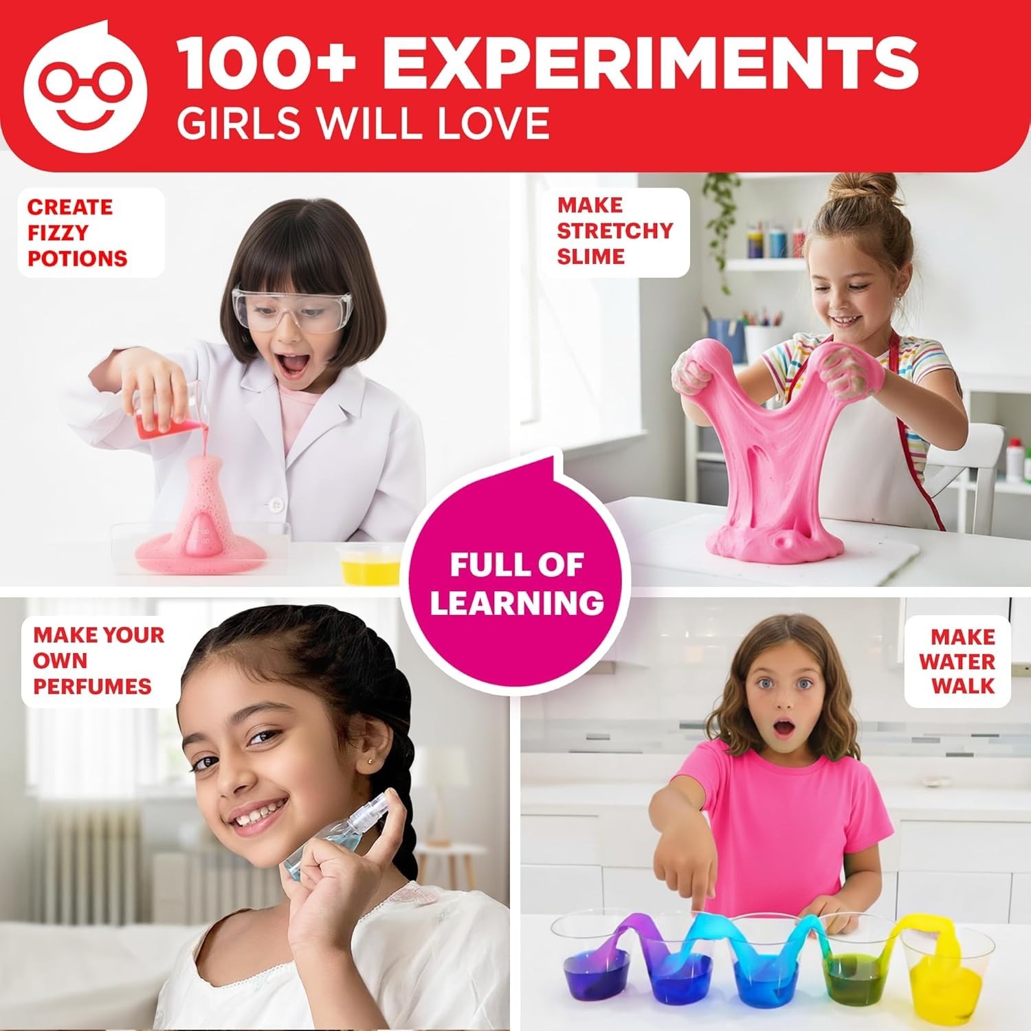 Girls’ First Science Kit for Kids Ages 4-5-6-7-8 | Easter, Birthday Gift Idea…