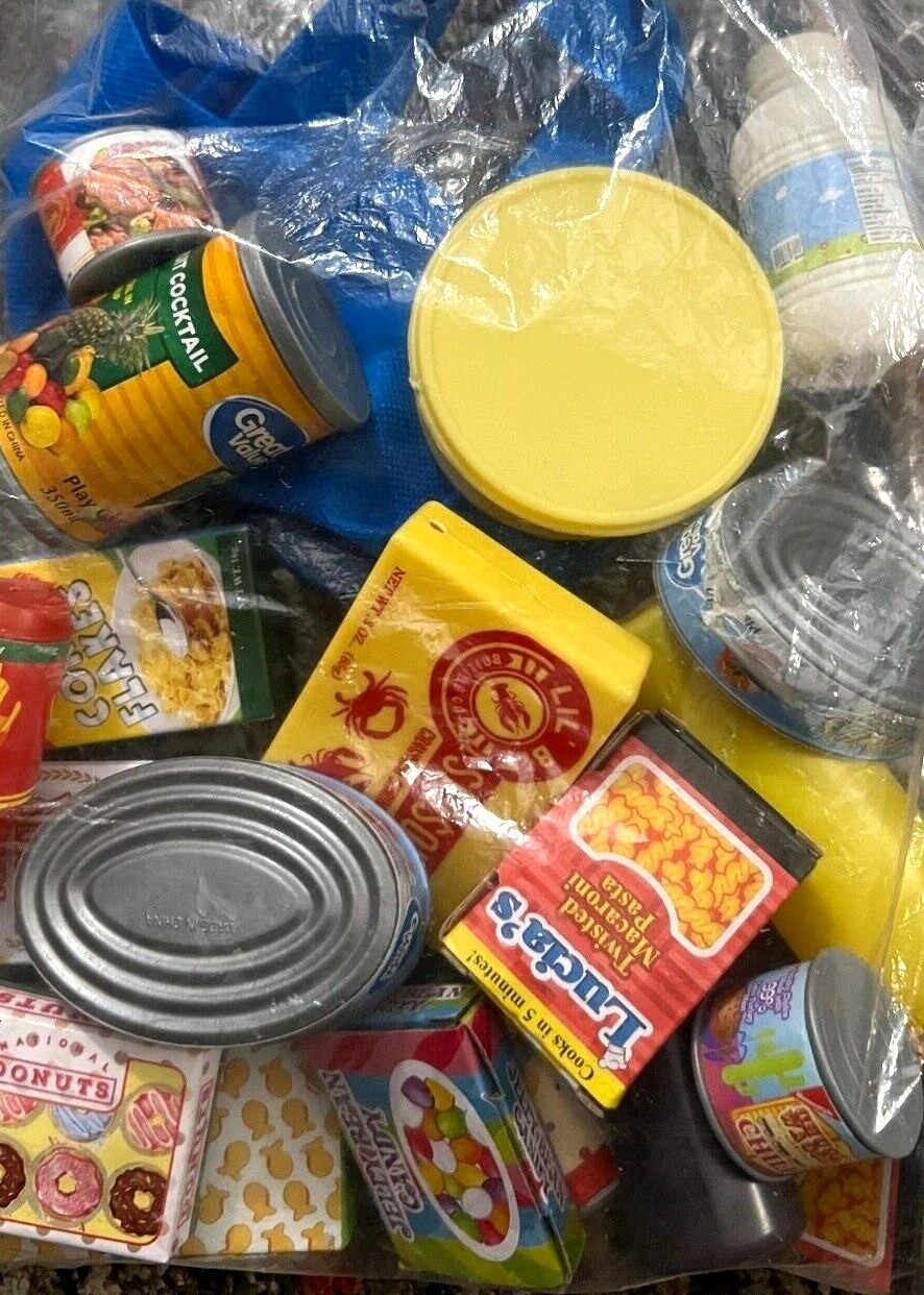 You Pick Replacement Misc Pretend Kitchen Grocery Market Food Boxes Cans Bottles